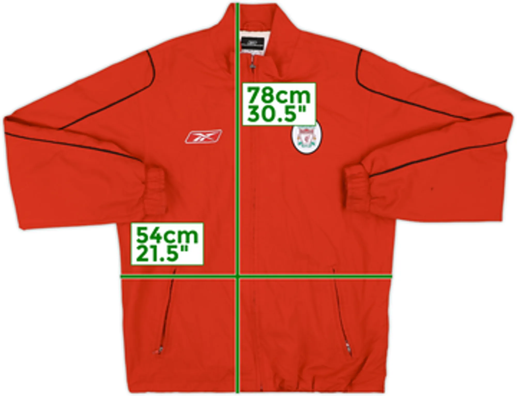 2002-04 Liverpool Reebok Track Jacket - 6/10 - (XS)