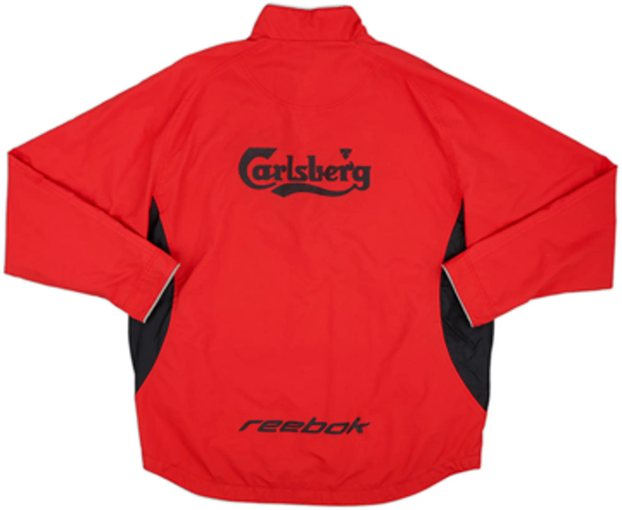 2003-04 Liverpool Reebok 1/4 Zip Track Jacket - 9/10 - (S)