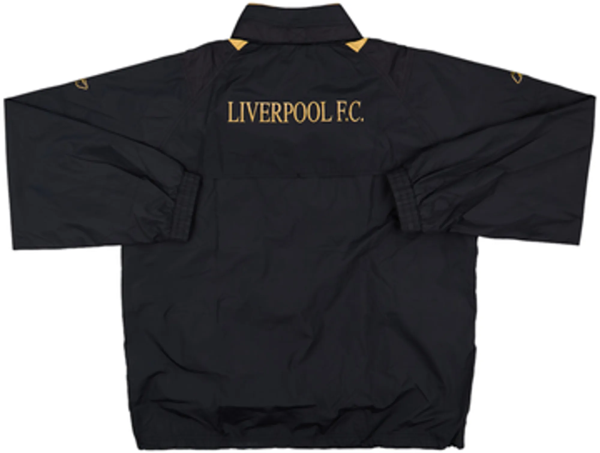 2005-06 Liverpool Reebok 1/4 Zip Hooded Rain Jacket - 7/10 - (XXL)