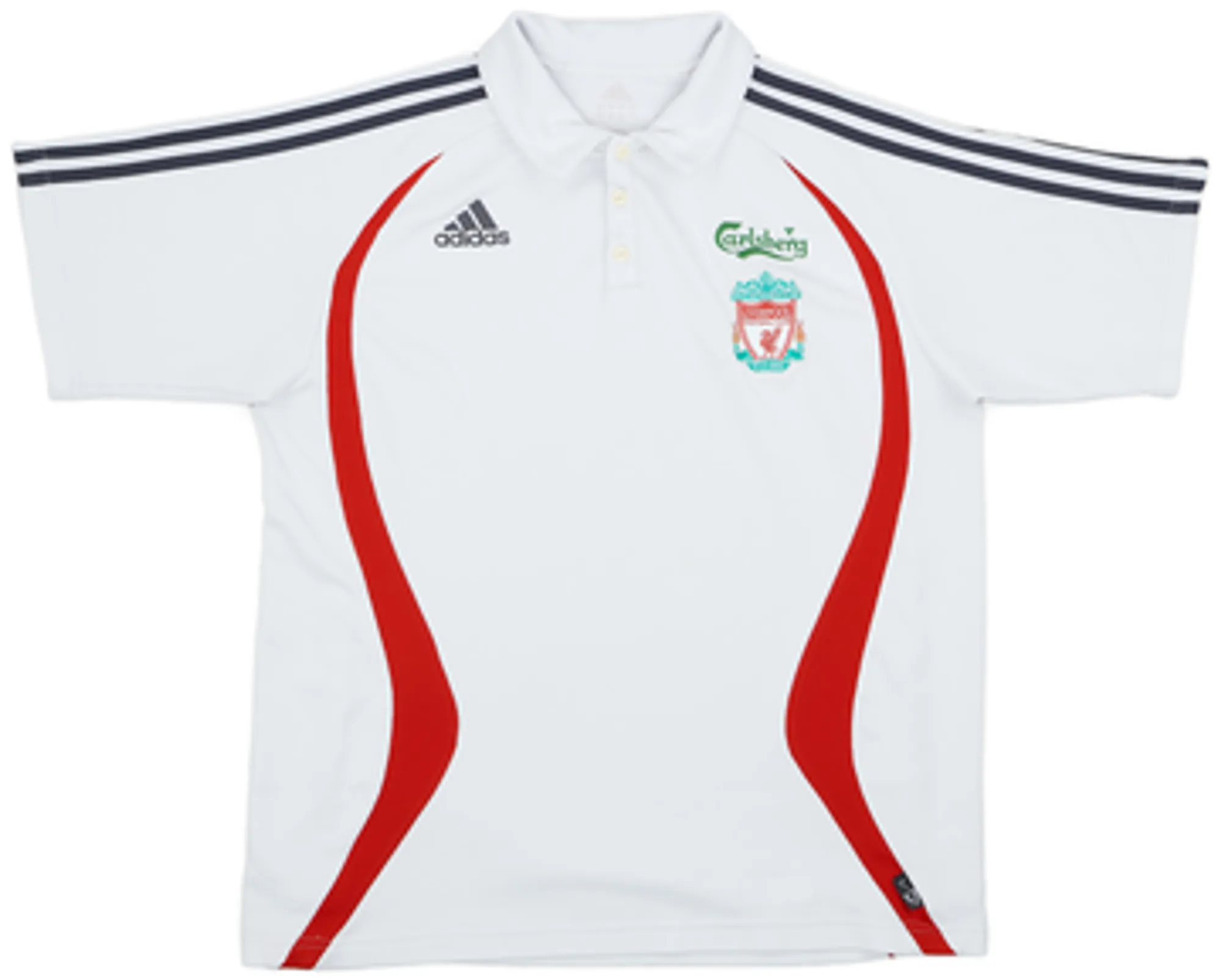 2006-07 Liverpool adidas Polo Shirt - 6/10 - (L)