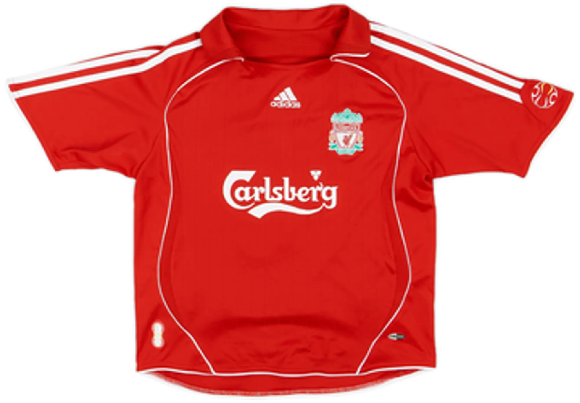 2006-08 Liverpool Home Shirt Carragher #23 - 9/10 - (S.Boys)