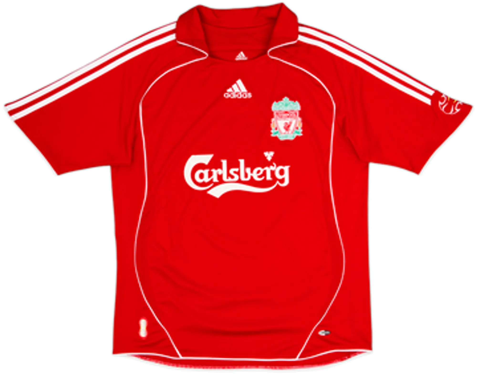 2006-08 Liverpool Home Shirt Gerrard #8 - 7/10 - (S)