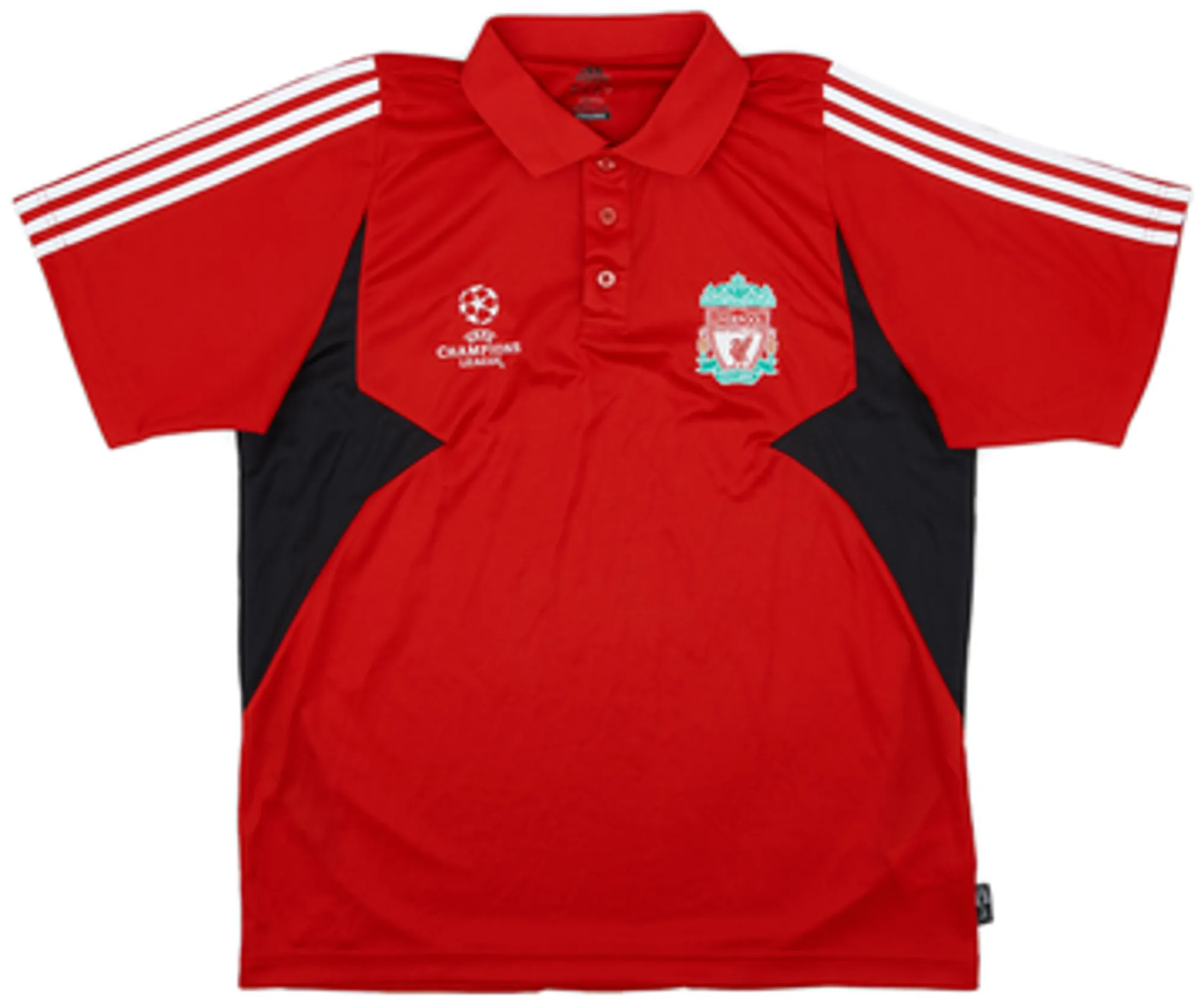 2007-08 Liverpool CL adidas Training Shirt - 9/10 - (L/XL)