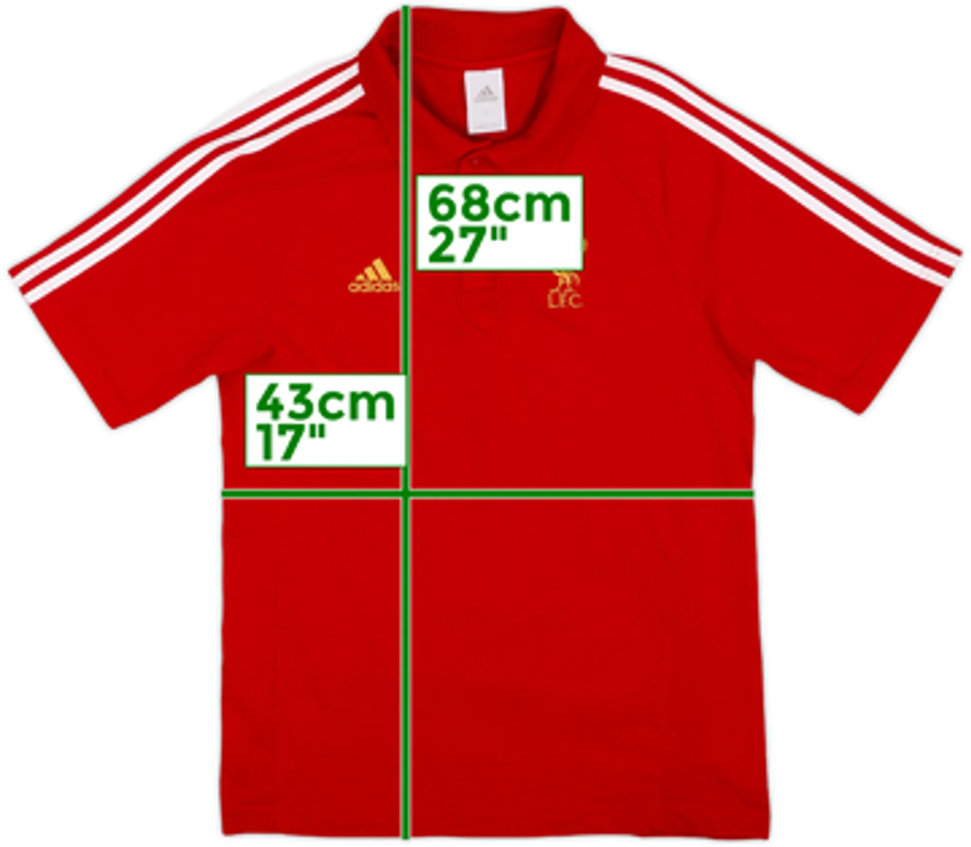 2007-08 Liverpool adidas Cotton Polo Shirt - 10/10 - (S)