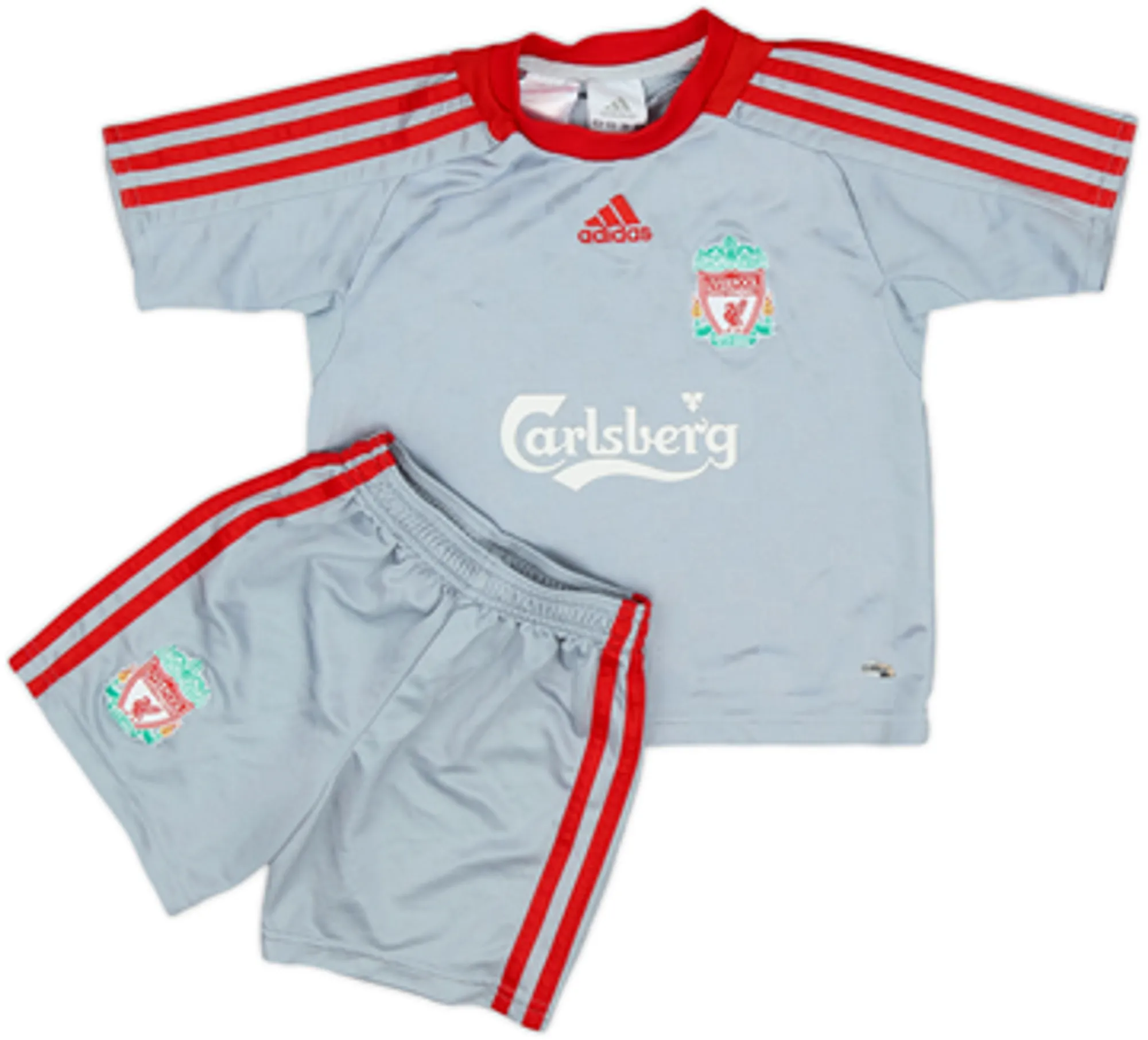 2008-09 Liverpool Away Shirt & Shorts - 8/10 - (3-4 Years)