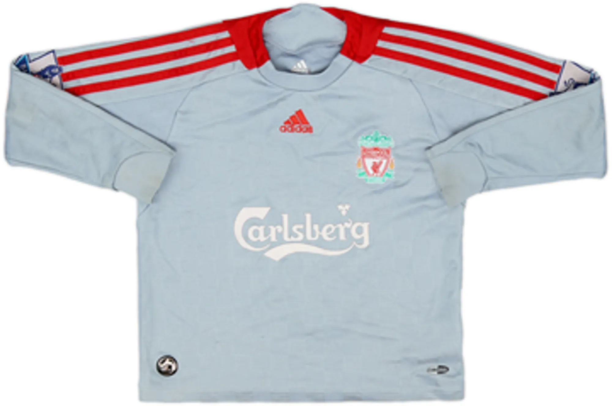 2008-09 Liverpool Away L/S Shirt & Shorts Torres #9 - 6/10 - (S.Boys)