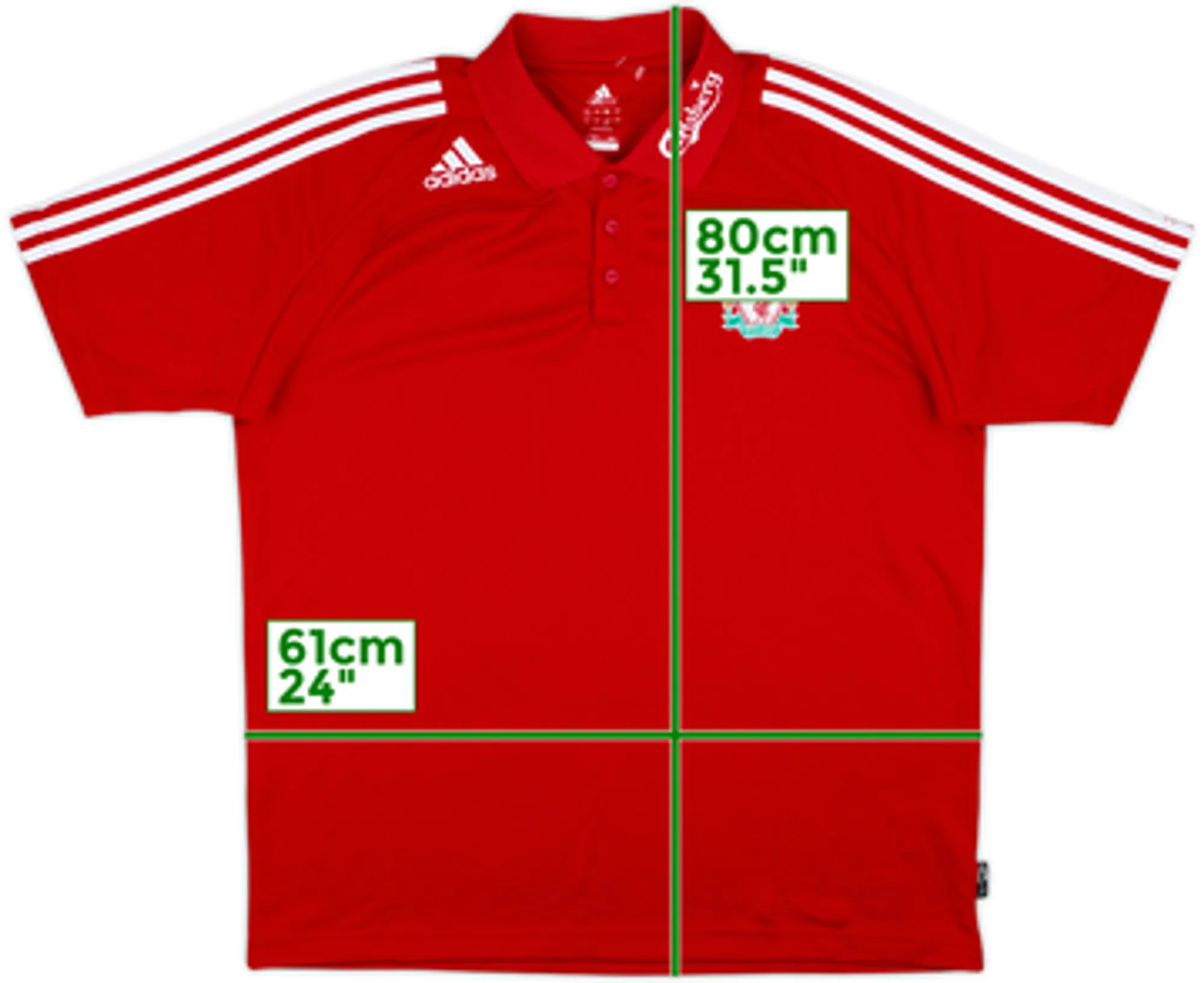 2008-09 Liverpool adidas Polo Shirt - 10/10 - (XL)