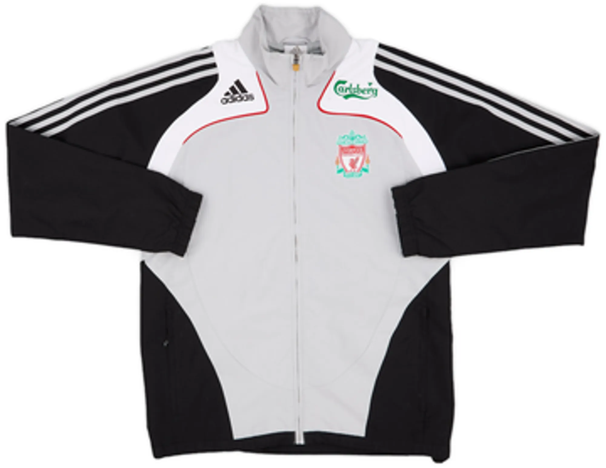 2008-09 Liverpool adidas Track Jacket - 9/10 - (L)
