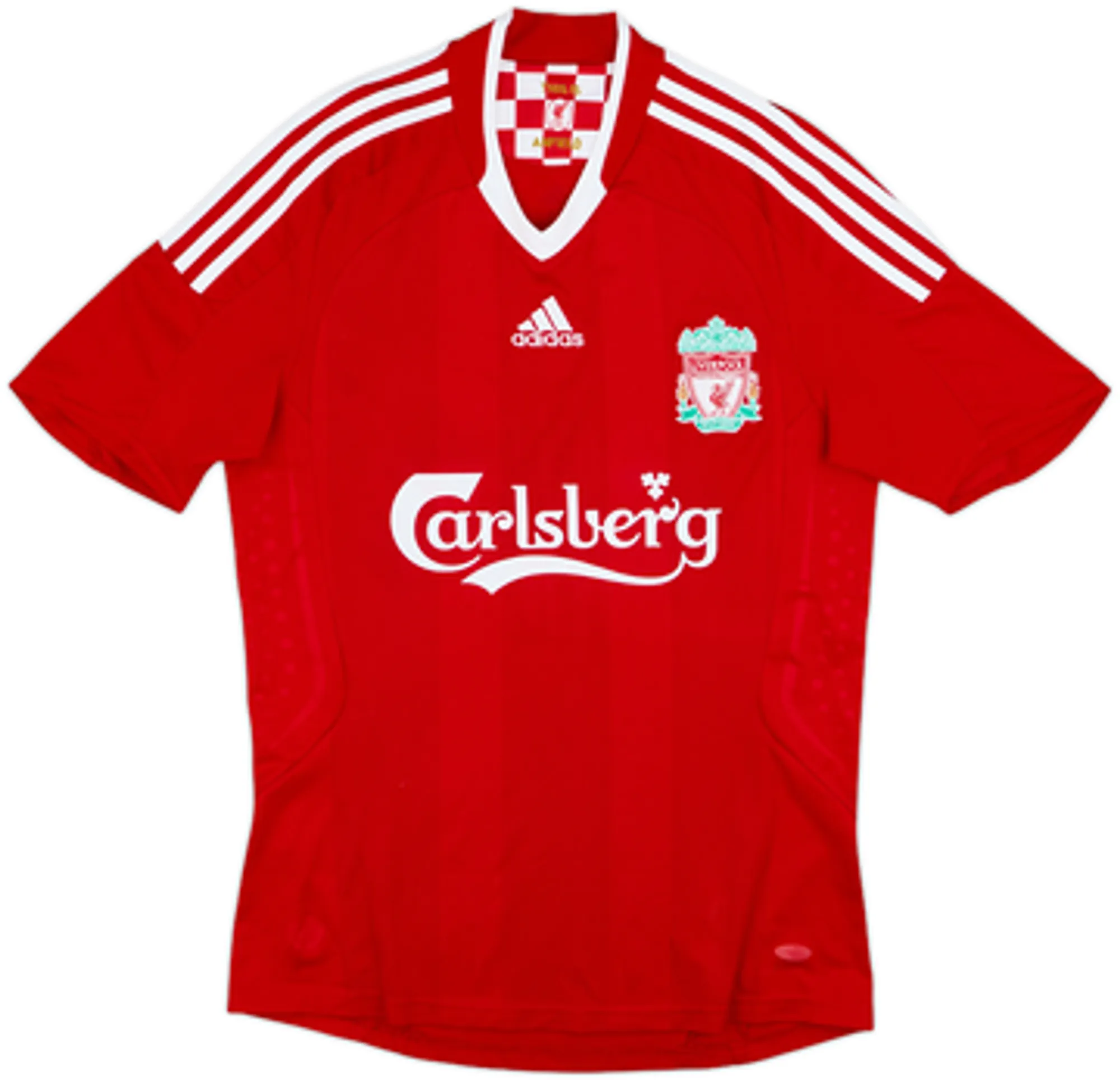 2008-10 Liverpool Home Shirt Aquilani #4 - 6/10 - (S)