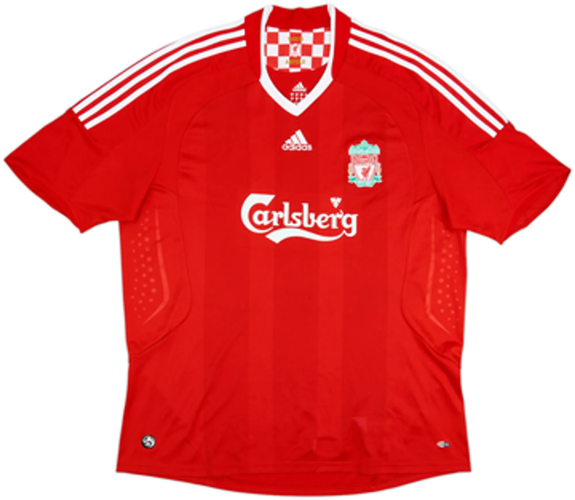 2008-10 Liverpool Home Shirt Carragher #23 - 8/10 - (L)