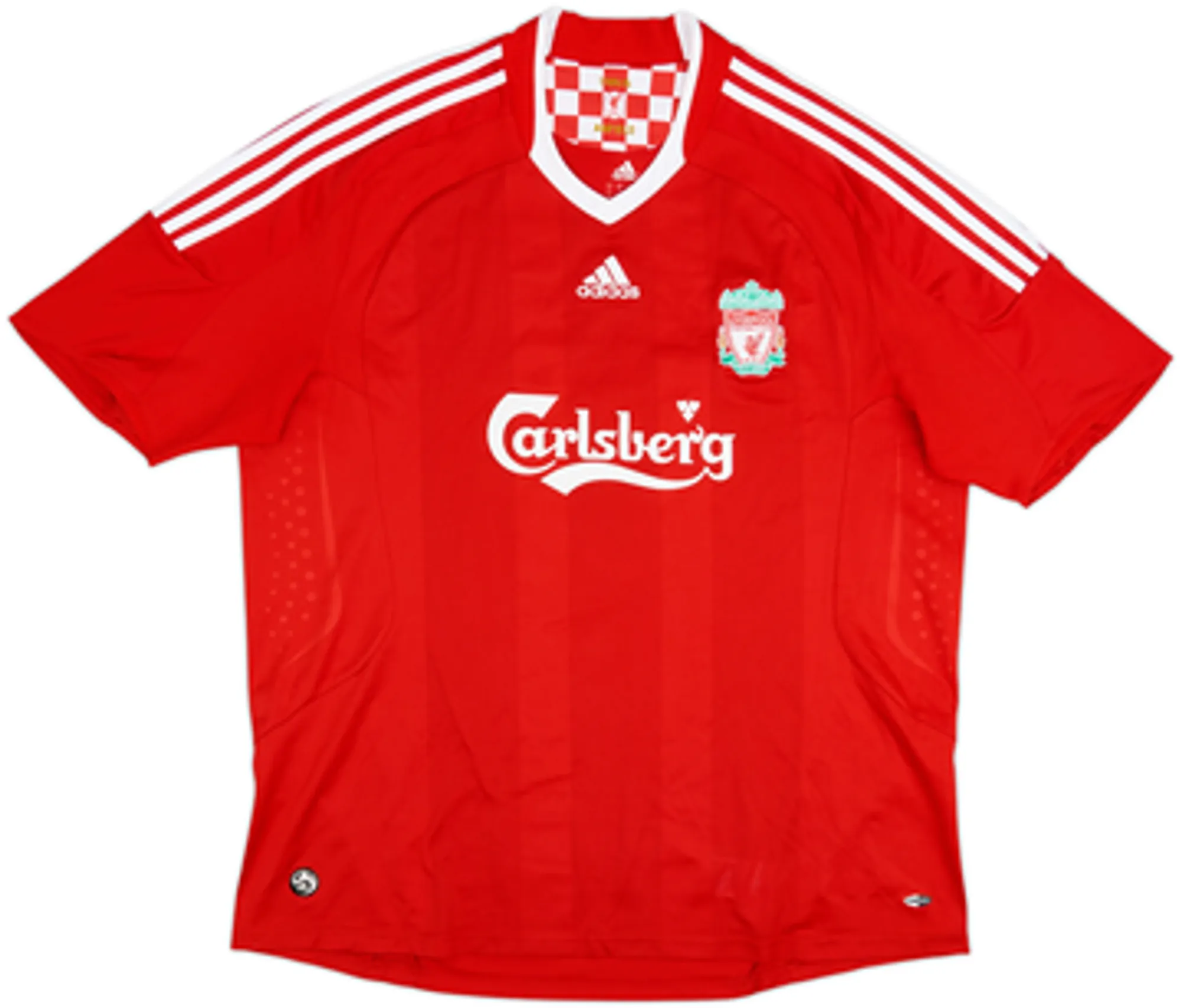 2008-10 Liverpool Home Shirt Gerrard #8 - 8/10 - (M)