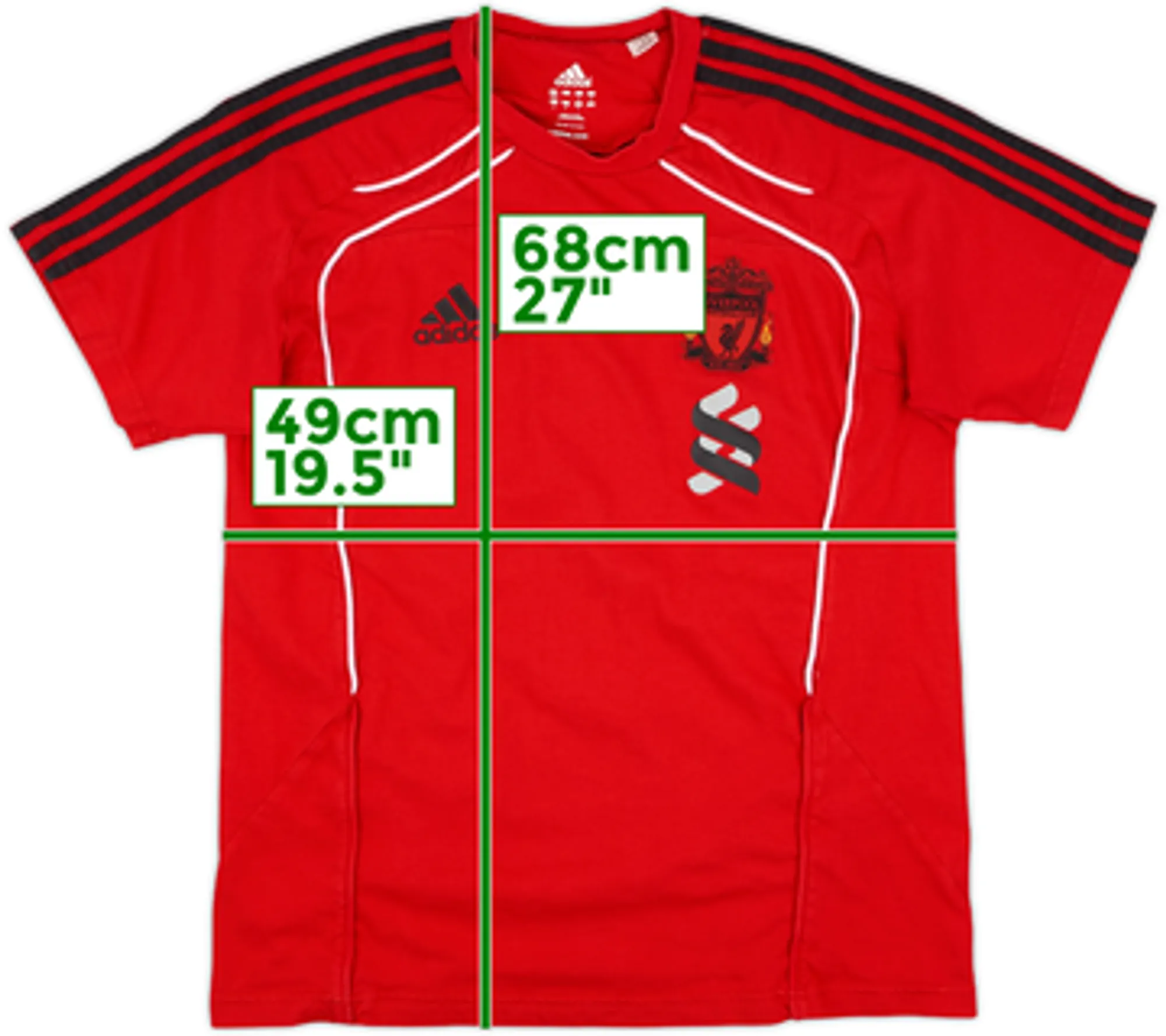 2010-11 Liverpool adidas Leisure Tee - 8/10 - (M)