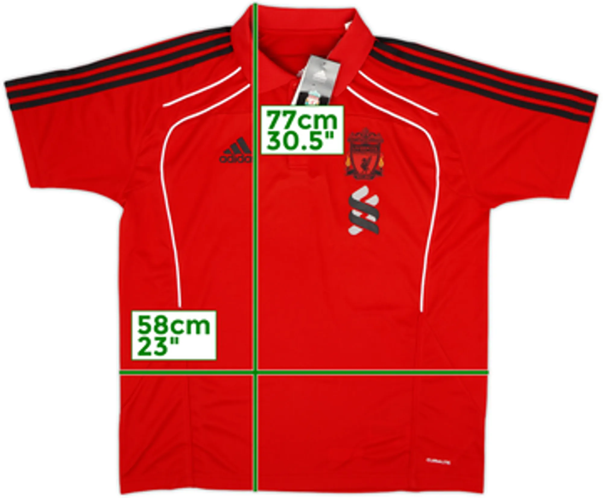 2010-11 Liverpool adidas Polo Shirt (M)