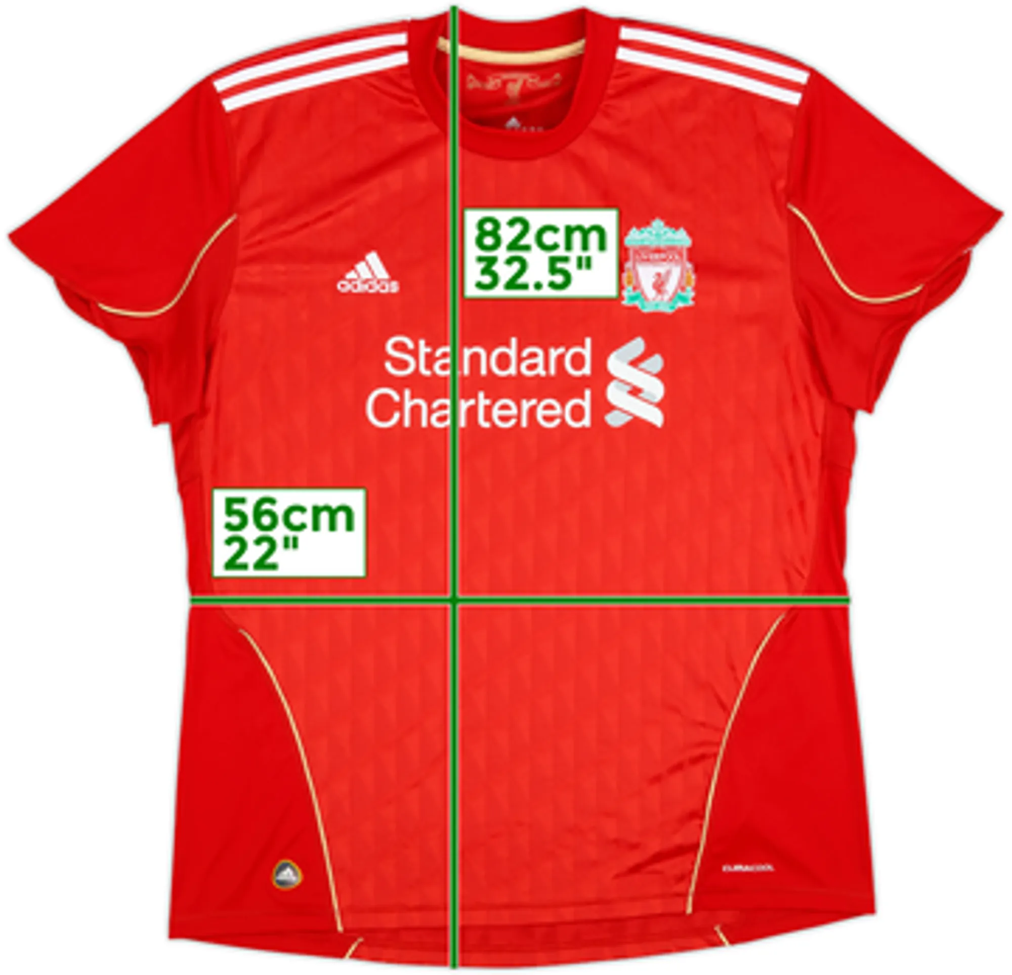 2010-12 Liverpool Home Shirt - 5/10 - (3XL)