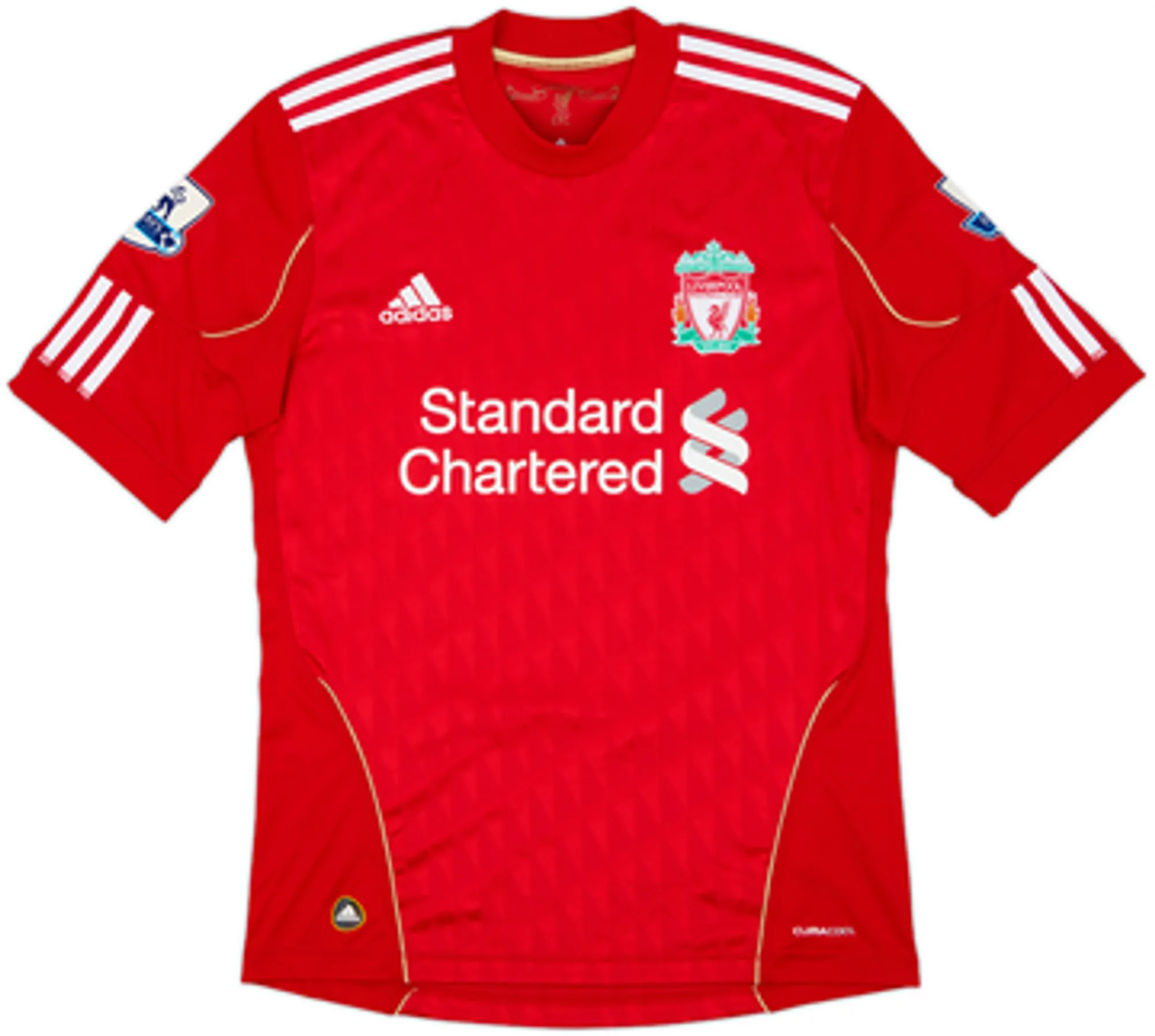 2010-12 Liverpool Home Shirt Gerrard #8 - 7/10 - (S)