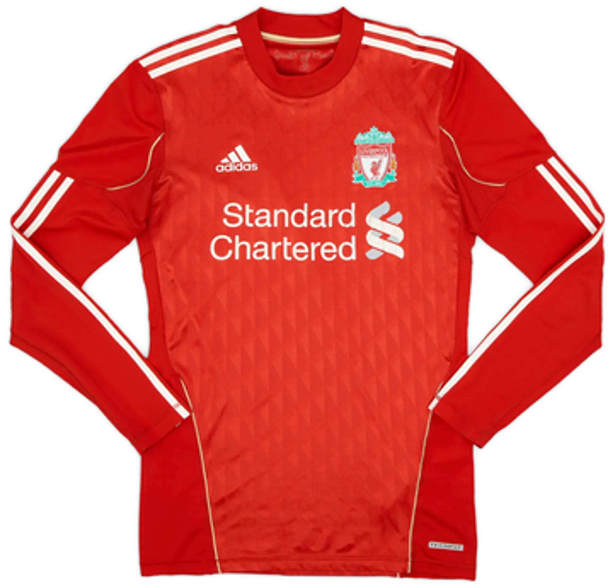 2010-12 Liverpool Player Issue TechFit Home L/S Shirt - 6/10 - (M)