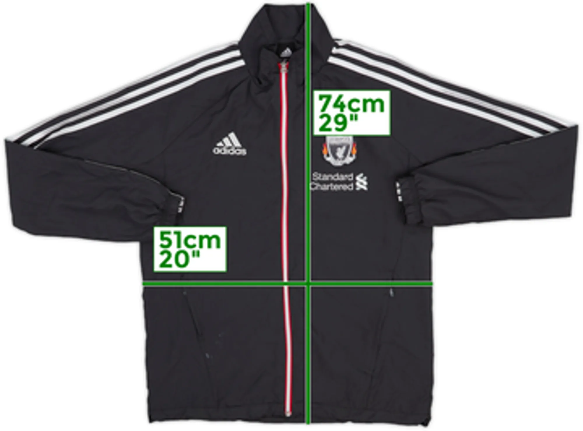 2011-12 Liverpool adidas Track Jacket - 6/10 - (L)