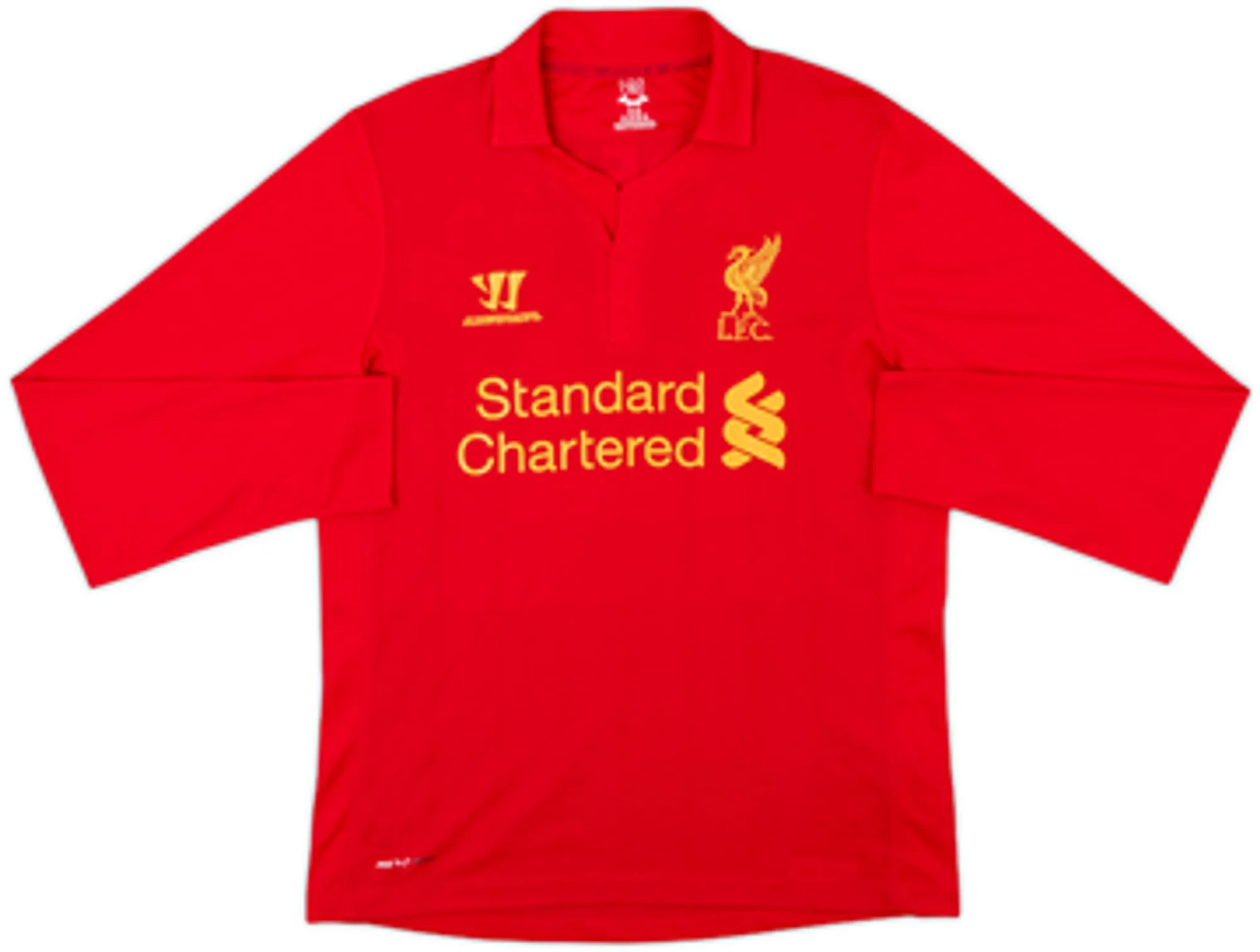 2012-13 Liverpool Home L/S Shirt Henderson #14 - 8/10 - (S)