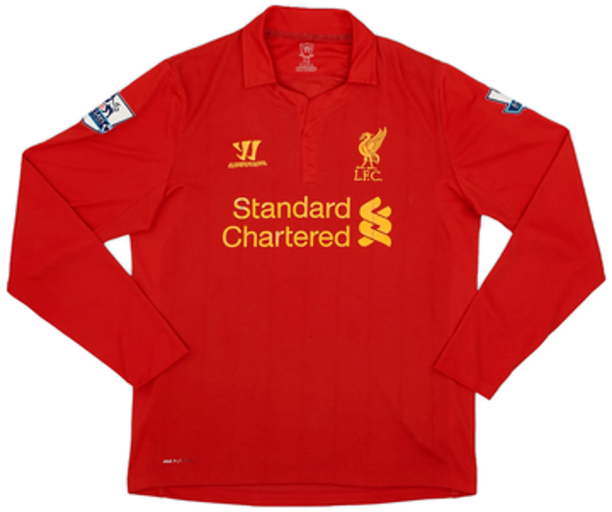 2012-13 Liverpool Home L/S Shirt Jose Enrique #3 - 6/10 - (L)