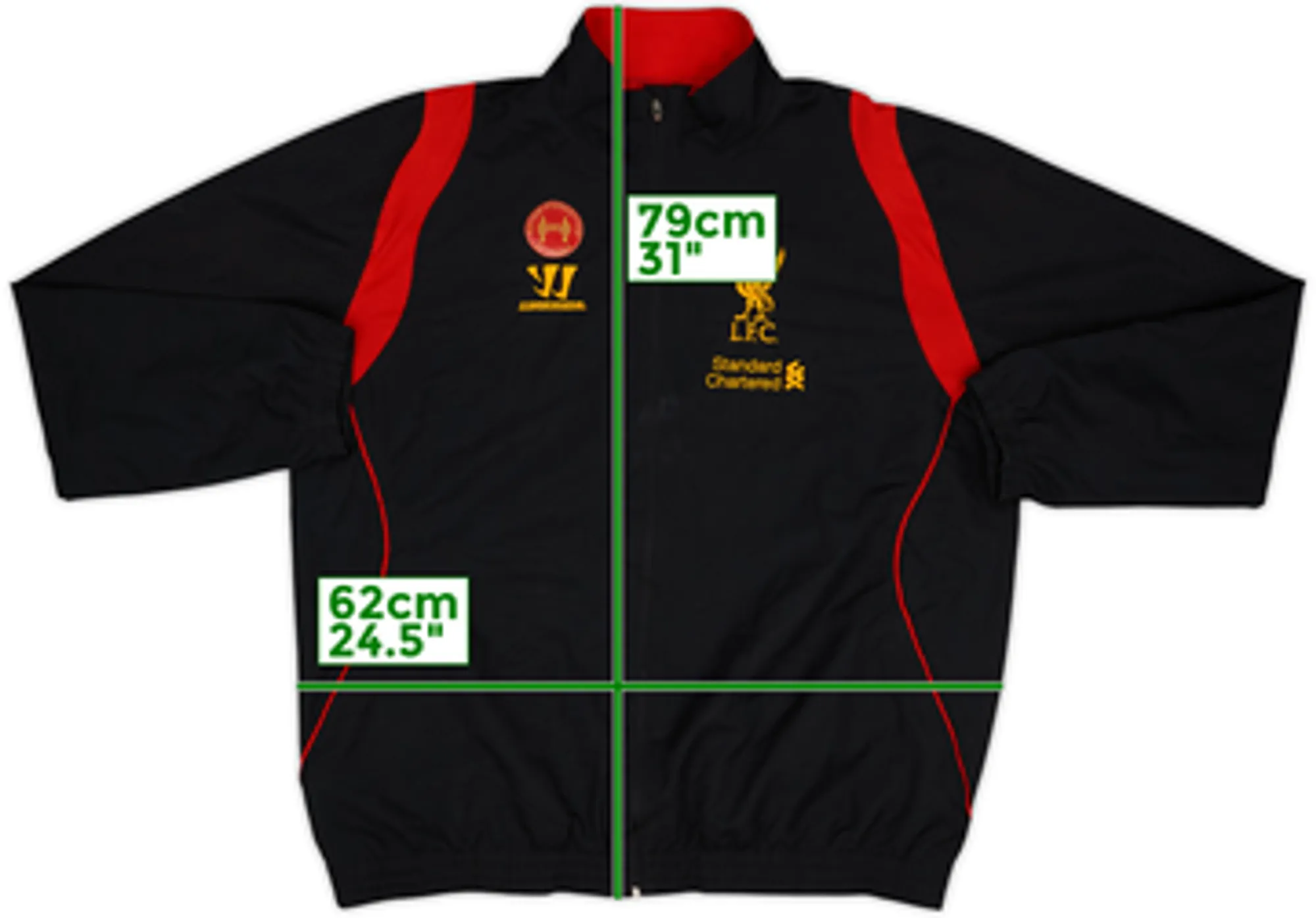 2012-13 Liverpool Warrior Track Jacket - 7/10 - (XL)