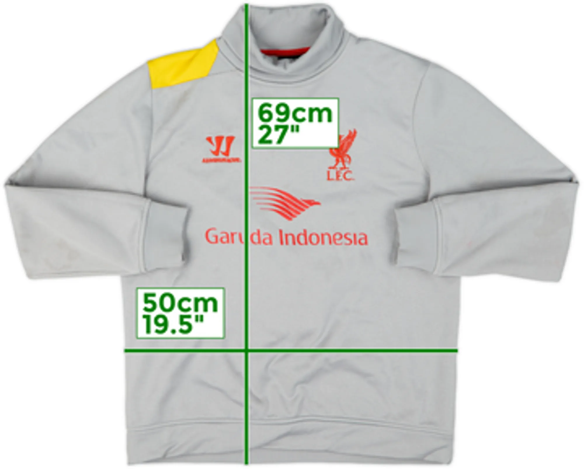 2014-15 Liverpool Warrior Drill Top - 6/10 - (M)