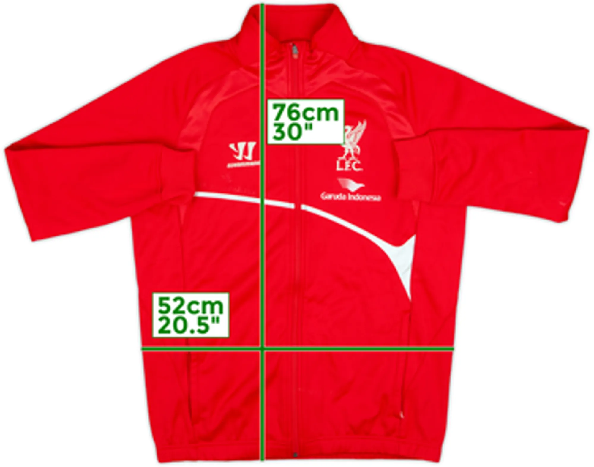 2014-15 Liverpool Warrior Track Jacket - 5/10 - (M)