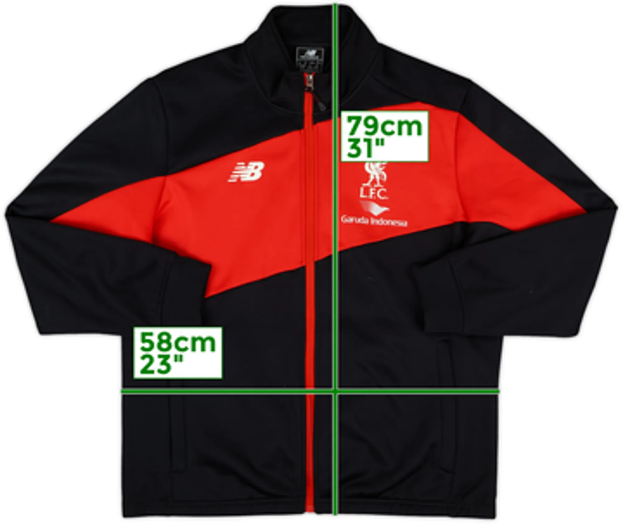 2015-16 Liverpool New Balance Track Jacket - 9/10 - (L)