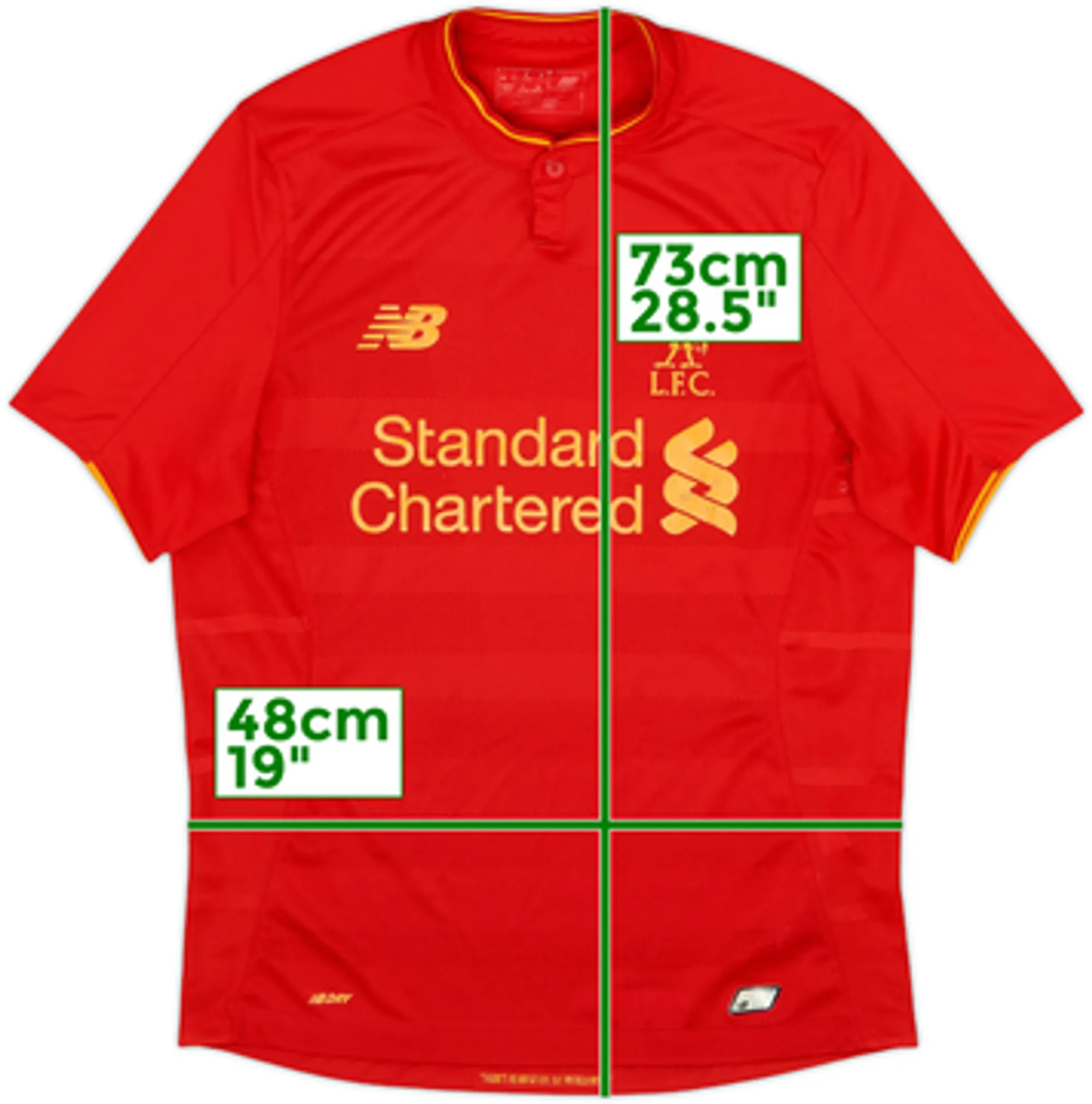 2016-17 Liverpool Home Shirt - 4/10 - (S)