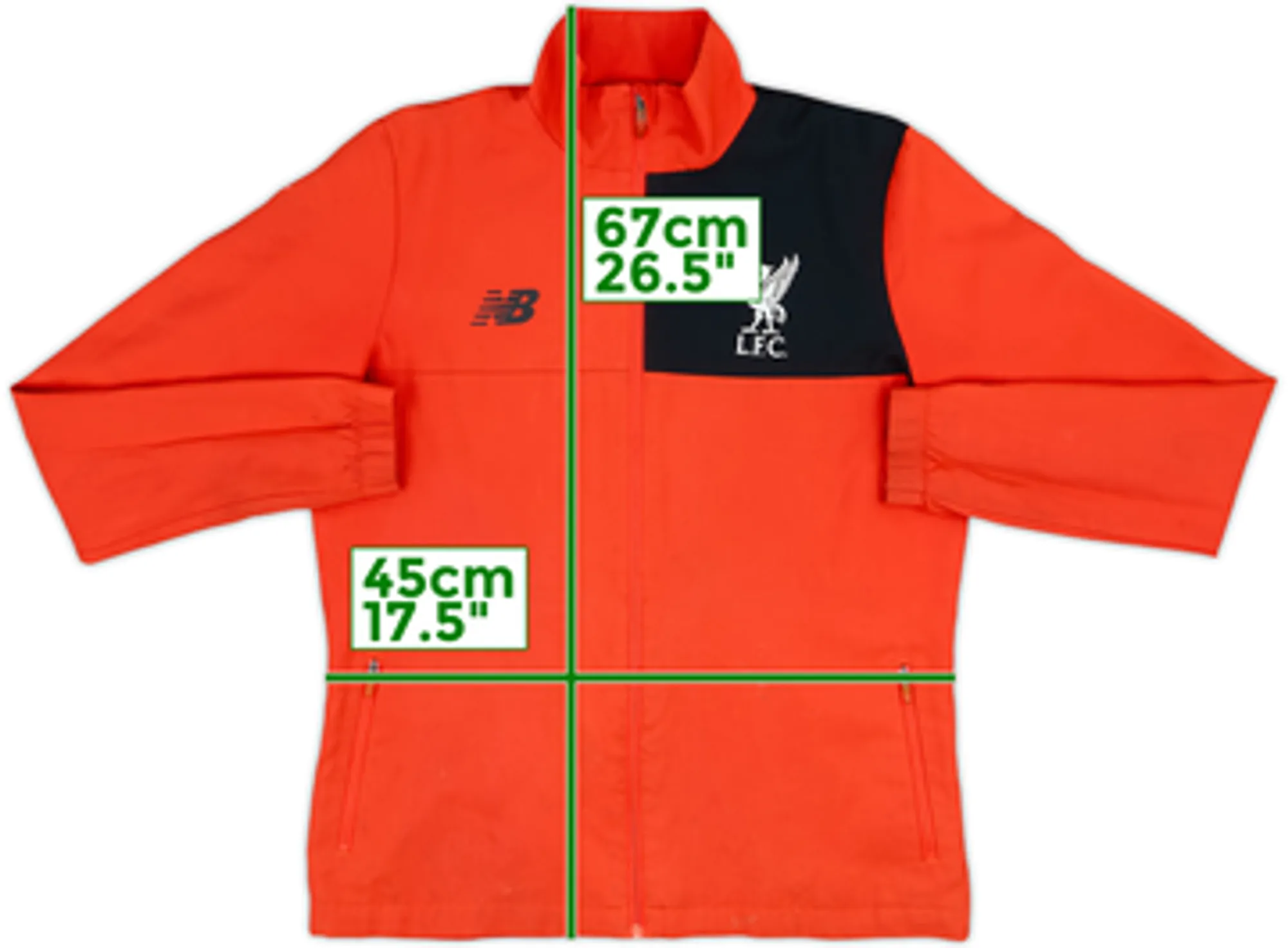 2016-17 Liverpool New Balance Track Jacket - 6/10 - (XL.Boys)