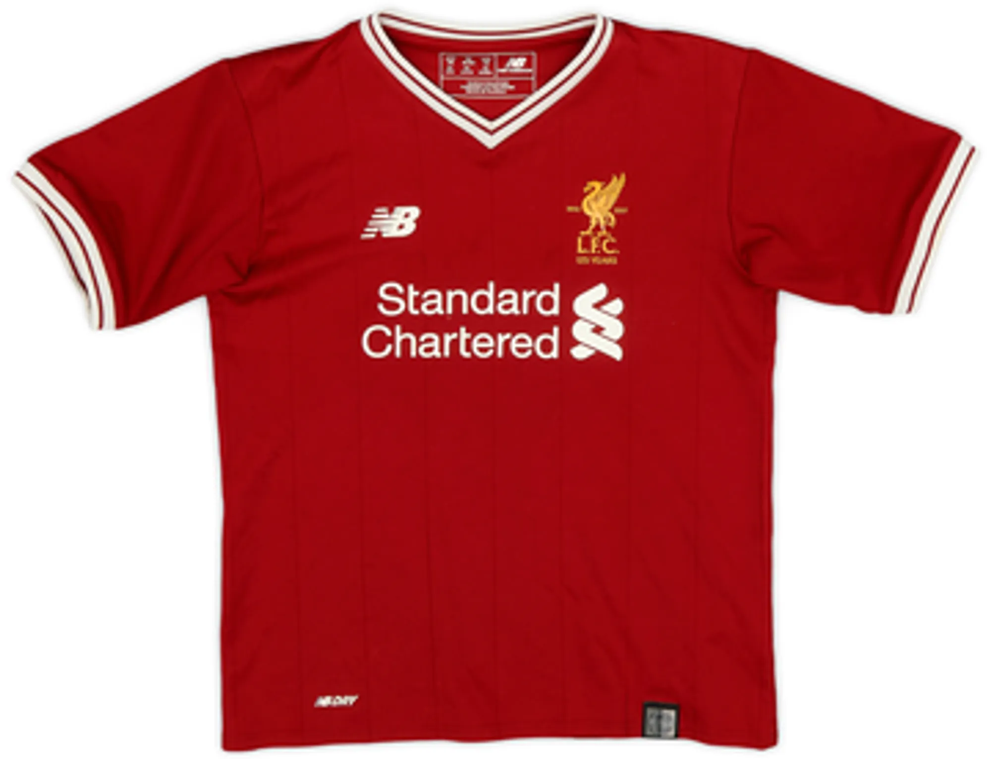 2017-18 Liverpool 125 Years Home Shirt - 6/10 - (L.Boys)