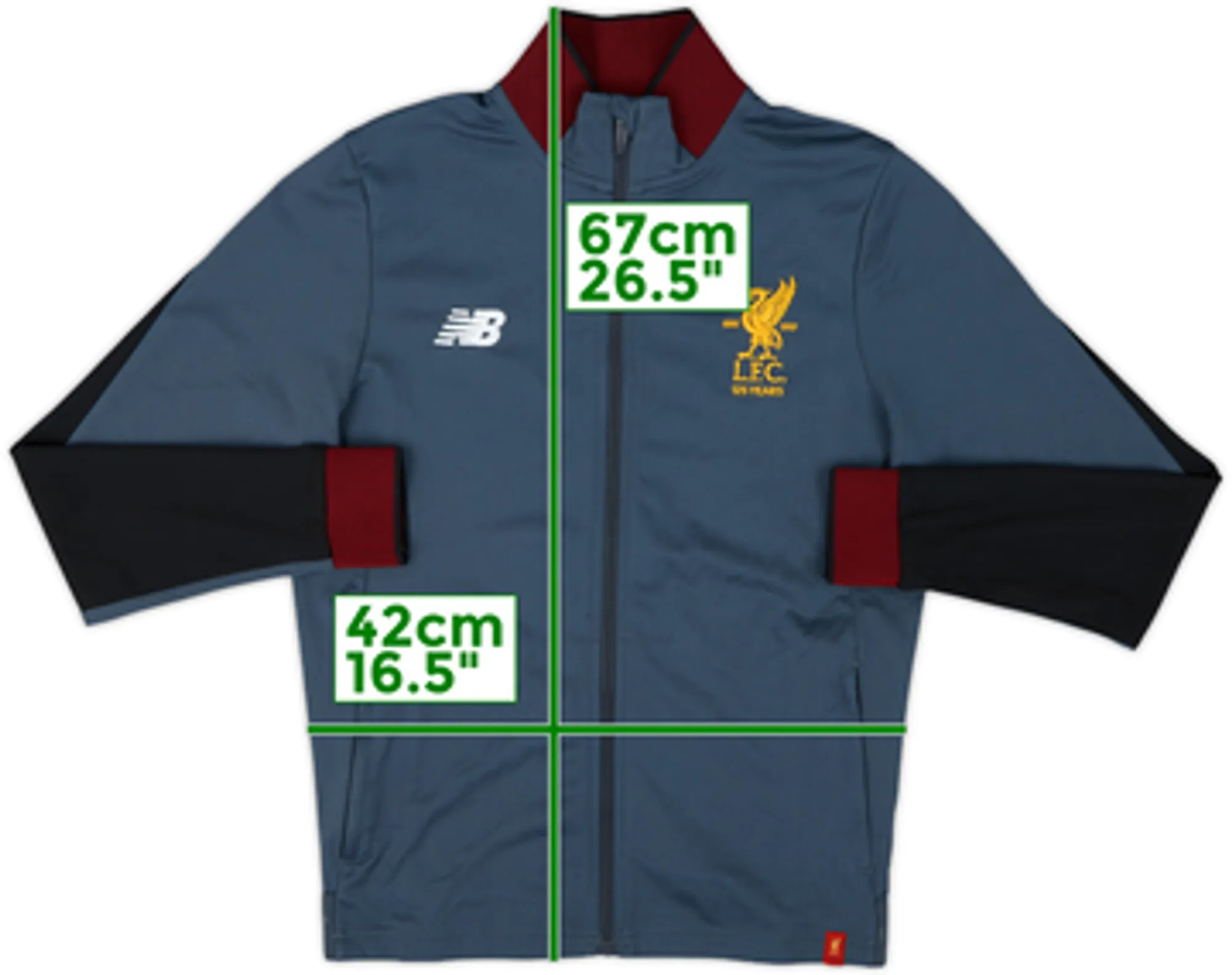 2017-18 Liverpool New Balance Track Jacket - 10/10 - (L)