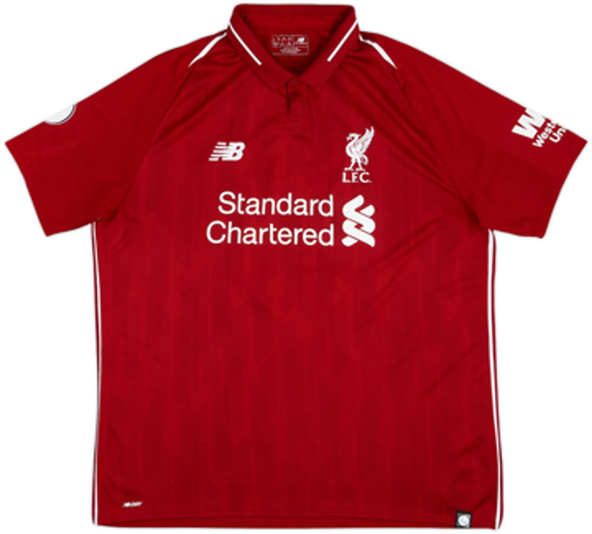 2018-19 Liverpool Home Shirt Virgil #4 - 6/10 - (M)