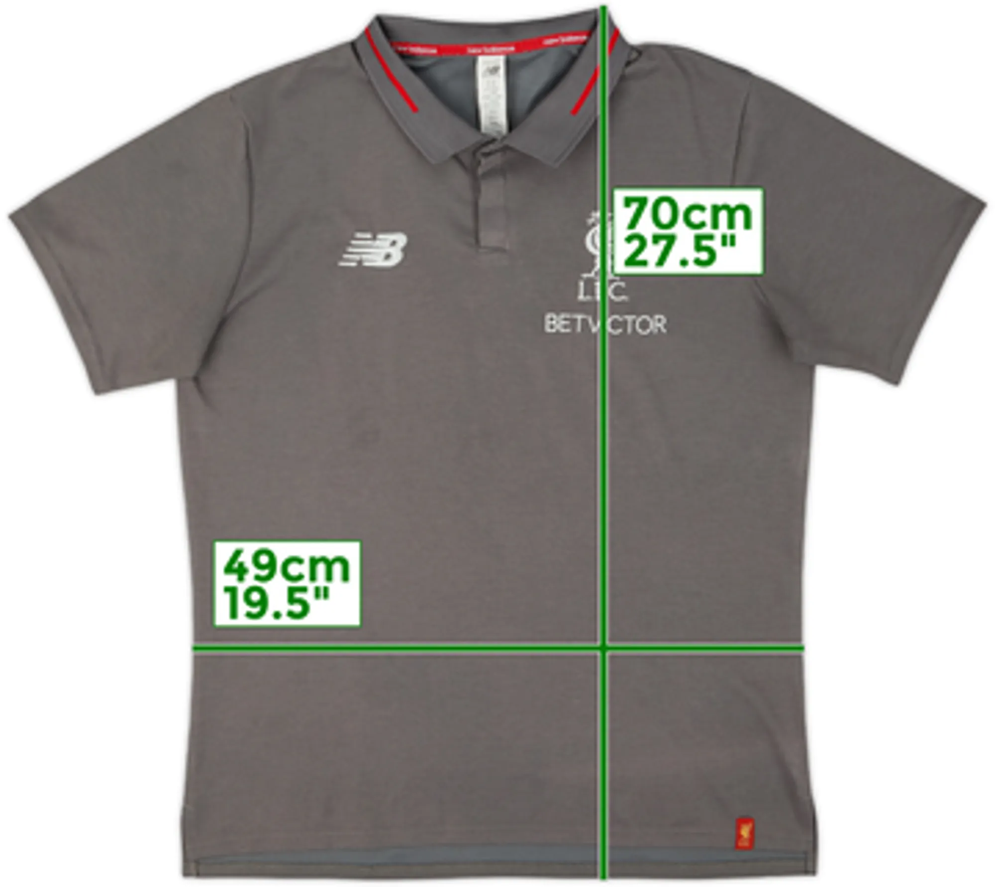2018-19 Liverpool New Balance Polo Shirt - 6/10 - (L)