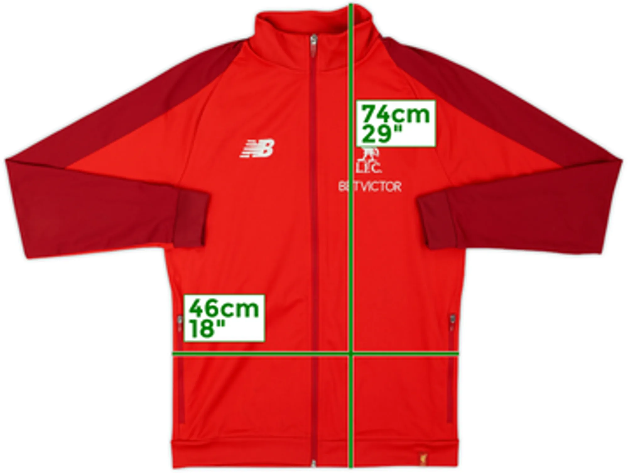 2018-19 Liverpool New Balance Track Jacket - 10/10 - (M)
