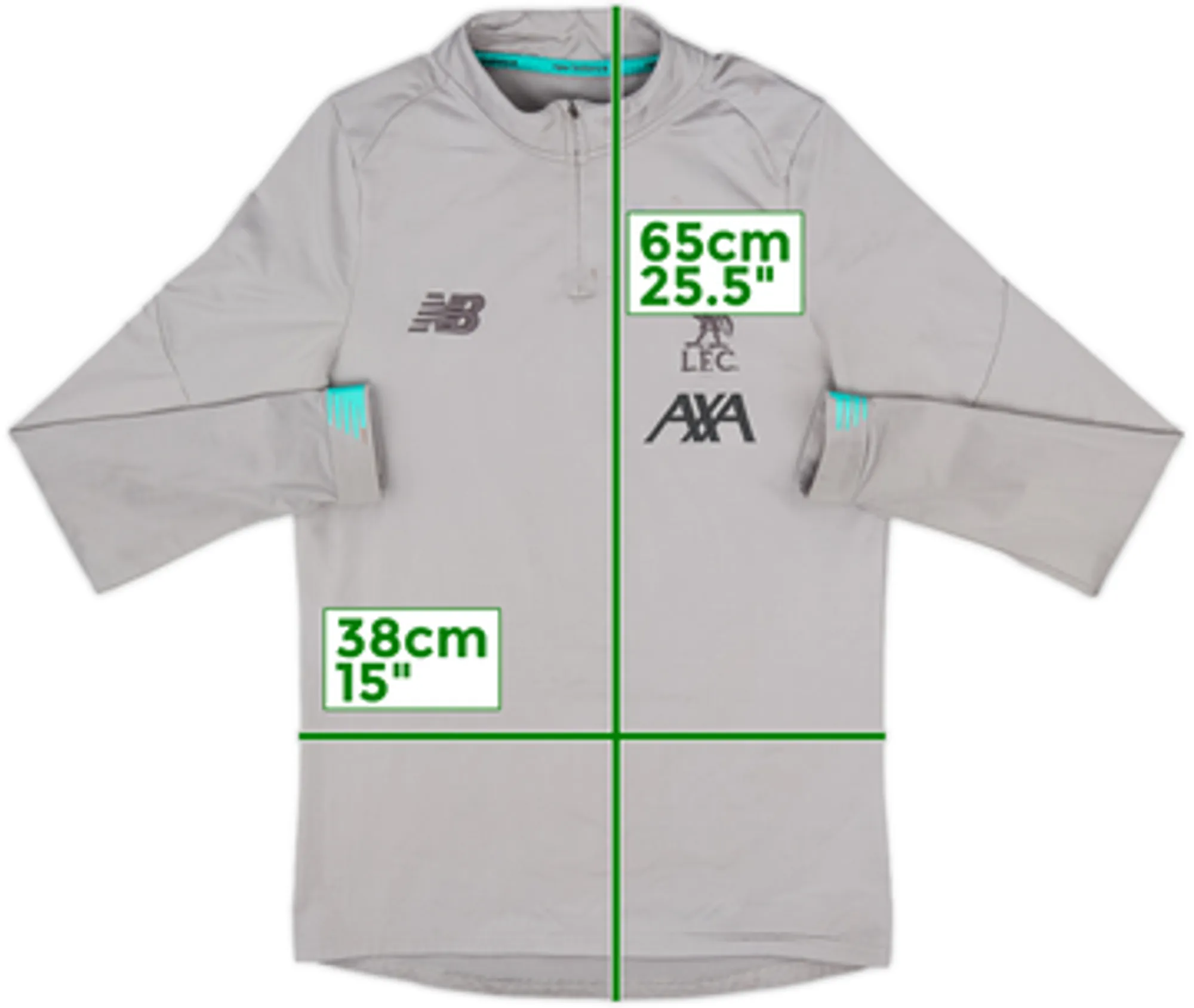 2019-20 Liverpool New Balance 1/4 Zip Track Jacket - 8/10 - (XL.Boys)