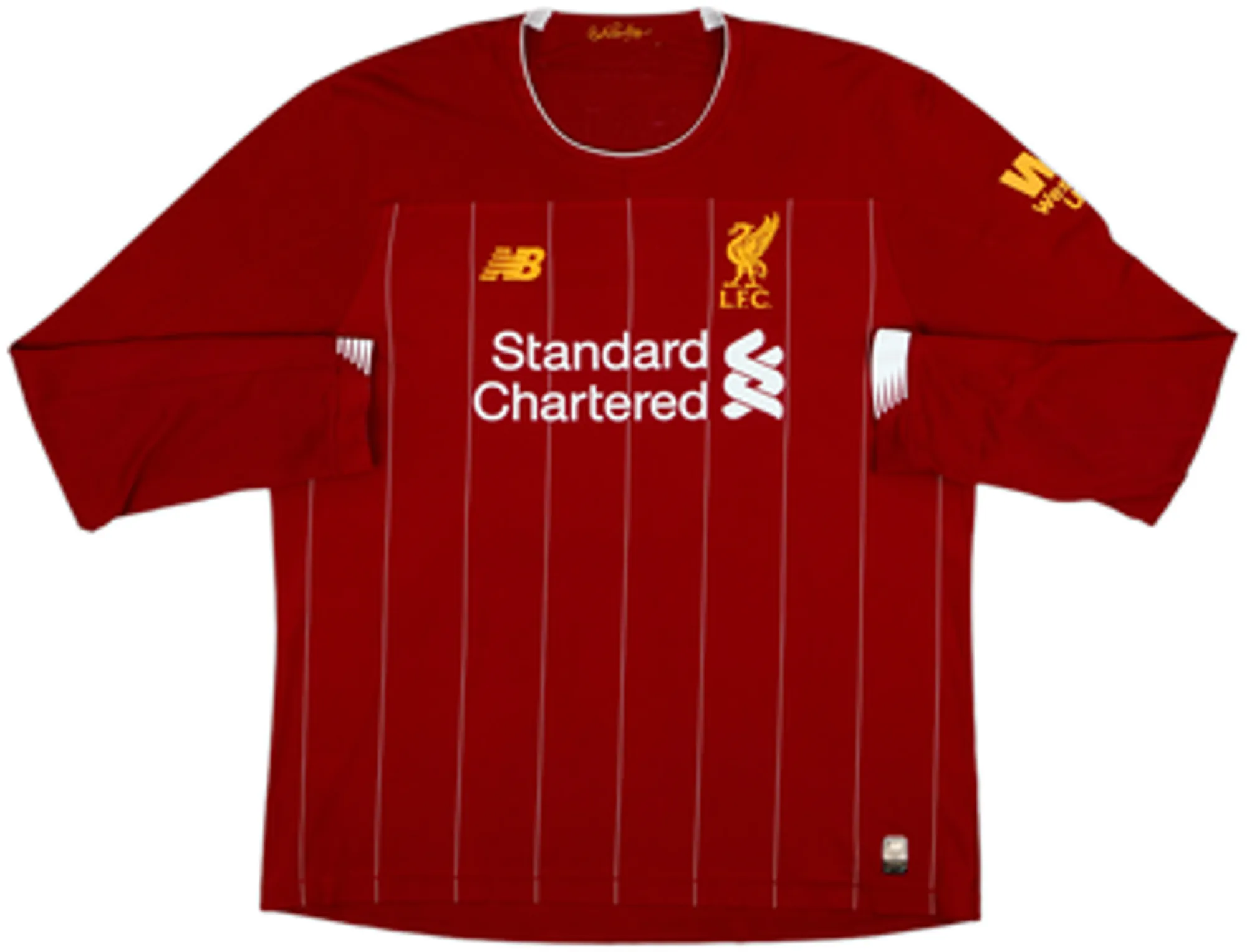 2019-20 Liverpool Home L/S Shirt M.Salah #11 - 7/10 - (XXL)