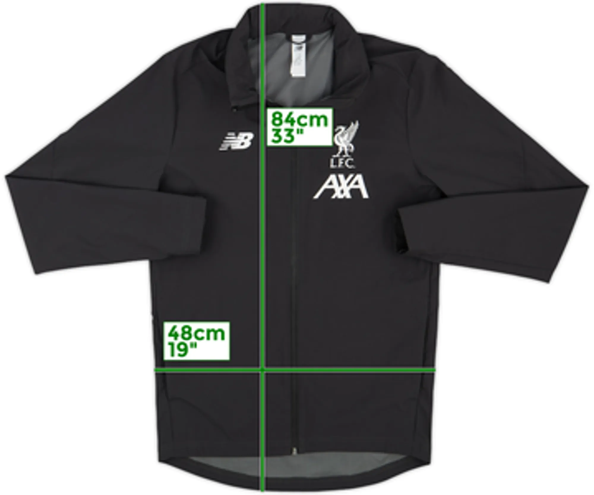 2019-20 Liverpool New Balance Hooded Rain Jacket - 8/10 - (L)