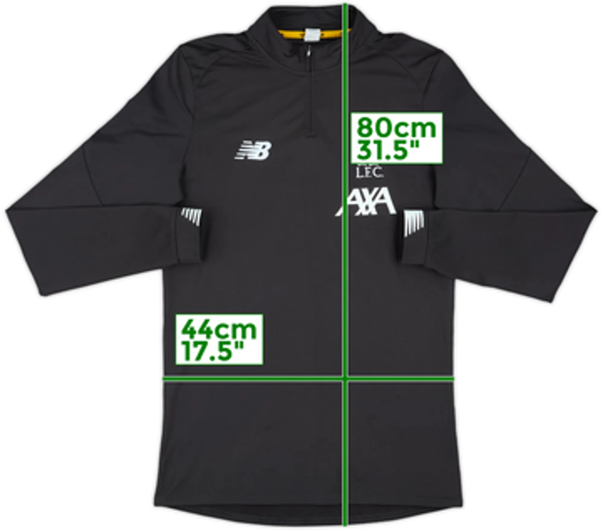 2020-21 Liverpool New Balance 1/4 Zip Track Jacket - 10/10 - (S)