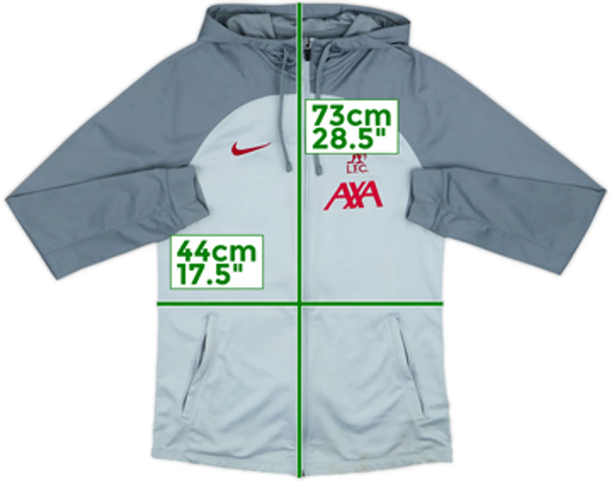 2020-21 Liverpool Nike Hooded Track Jacket - 8/10 - (L.Boys)