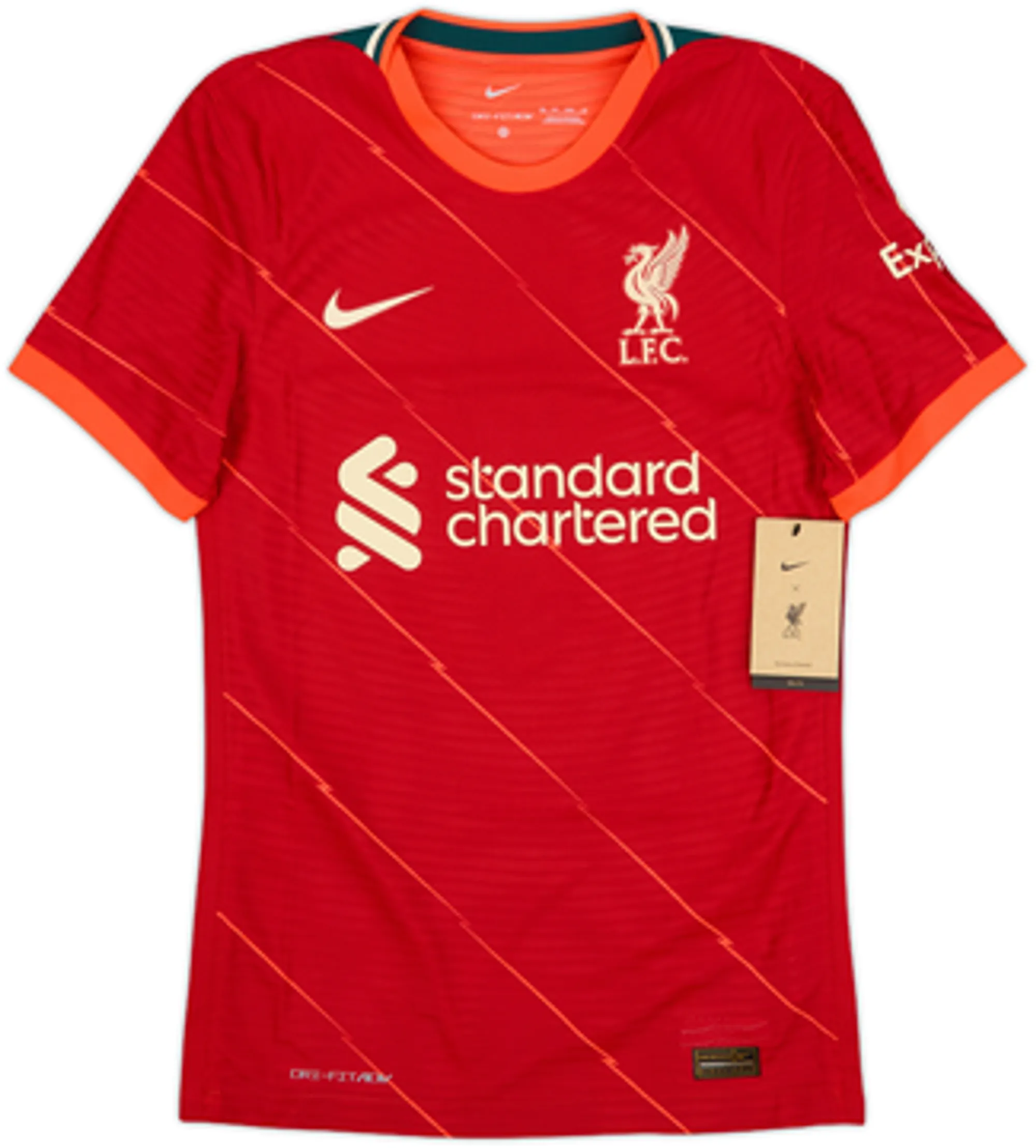 2021-22 Liverpool Authentic Home Shirt Virgil #4 (XS)