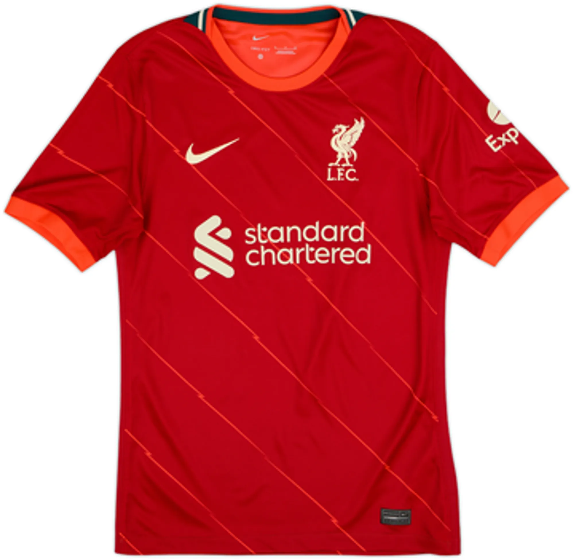 2021-22 Liverpool Home Shirt Virgil #4 - 10/10 - (S)