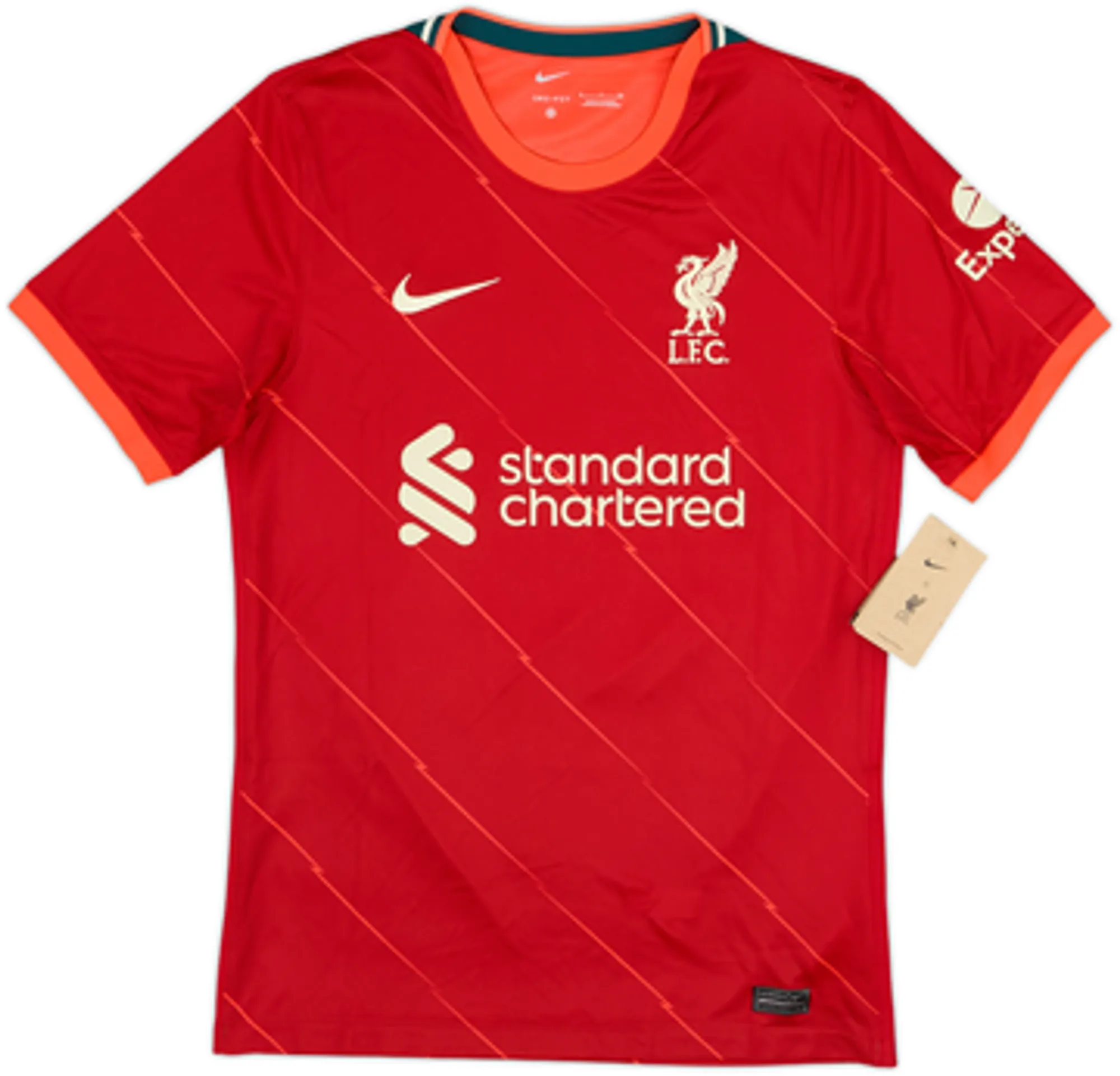 2021-22 Liverpool Home Shirt Virgil #4 (M)