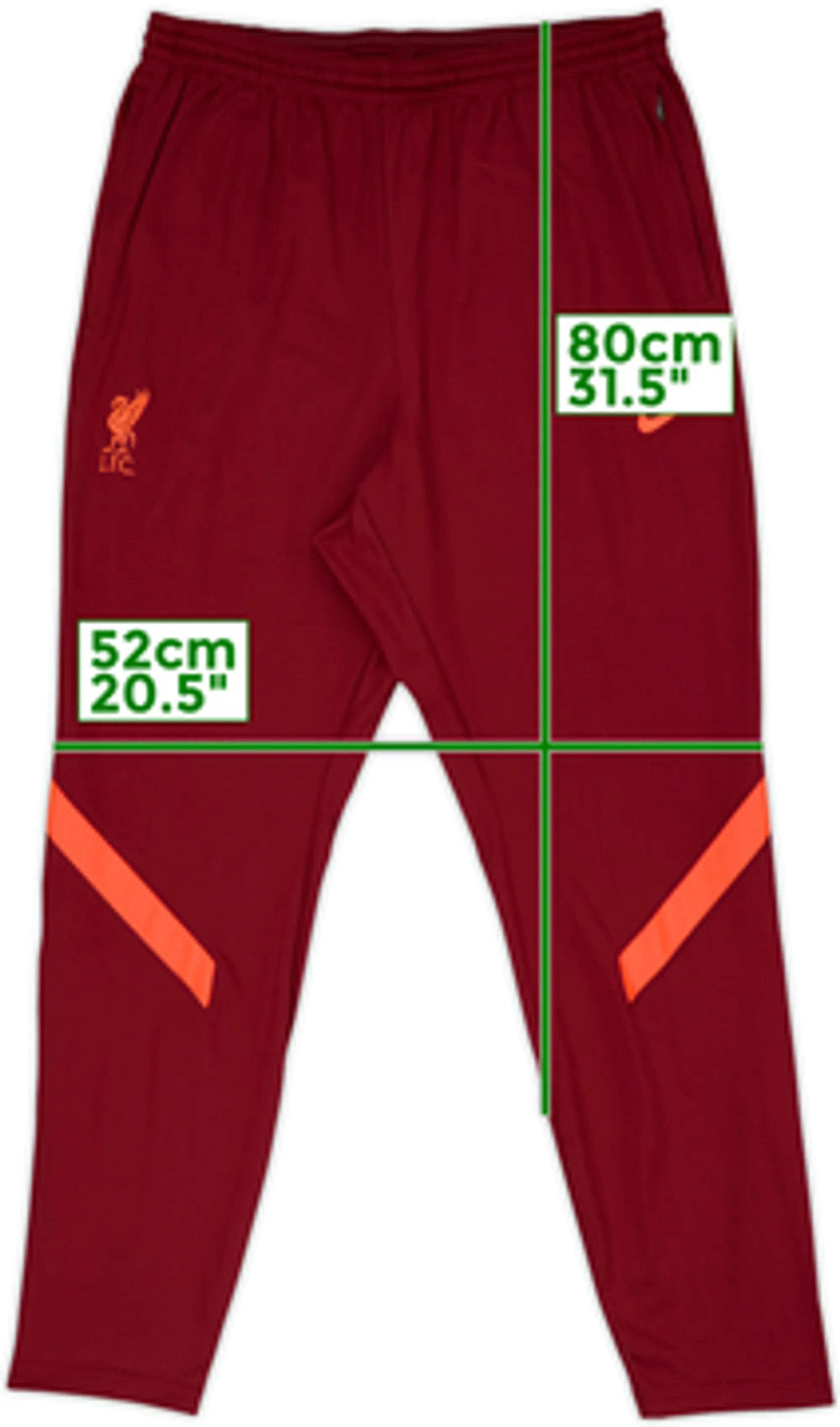 2021-22 Liverpool Nike Track Pants/Bottoms - 10/10 - (L)