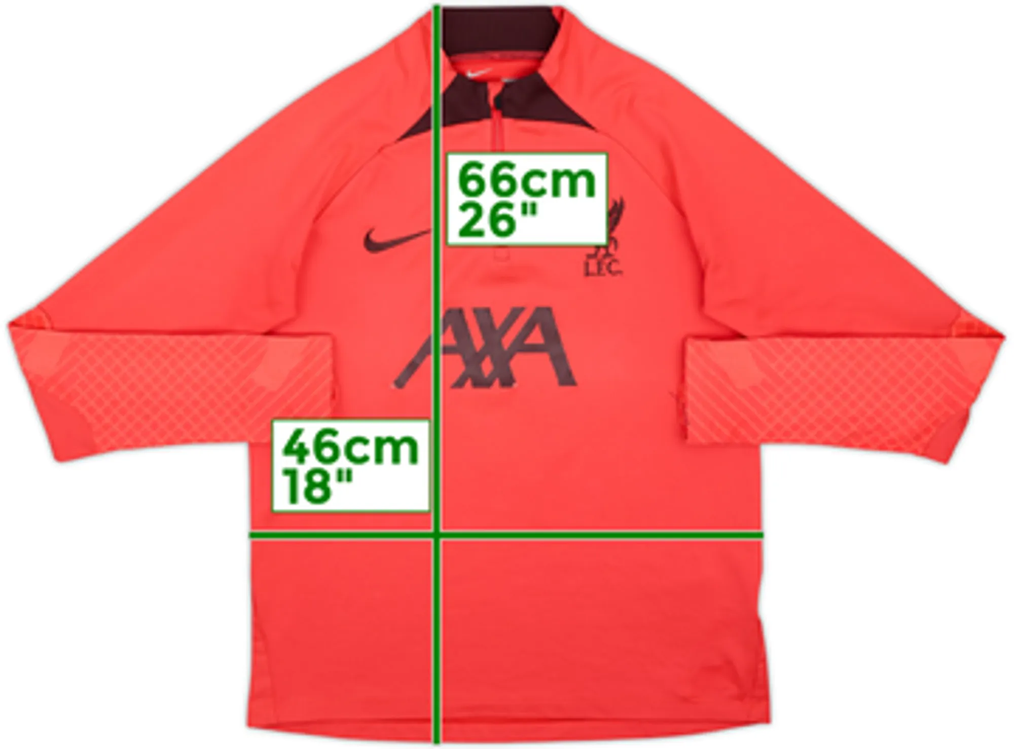 2022-23 Liverpool Nike 1/4 Zip Drill Top - 5/10 - (S)