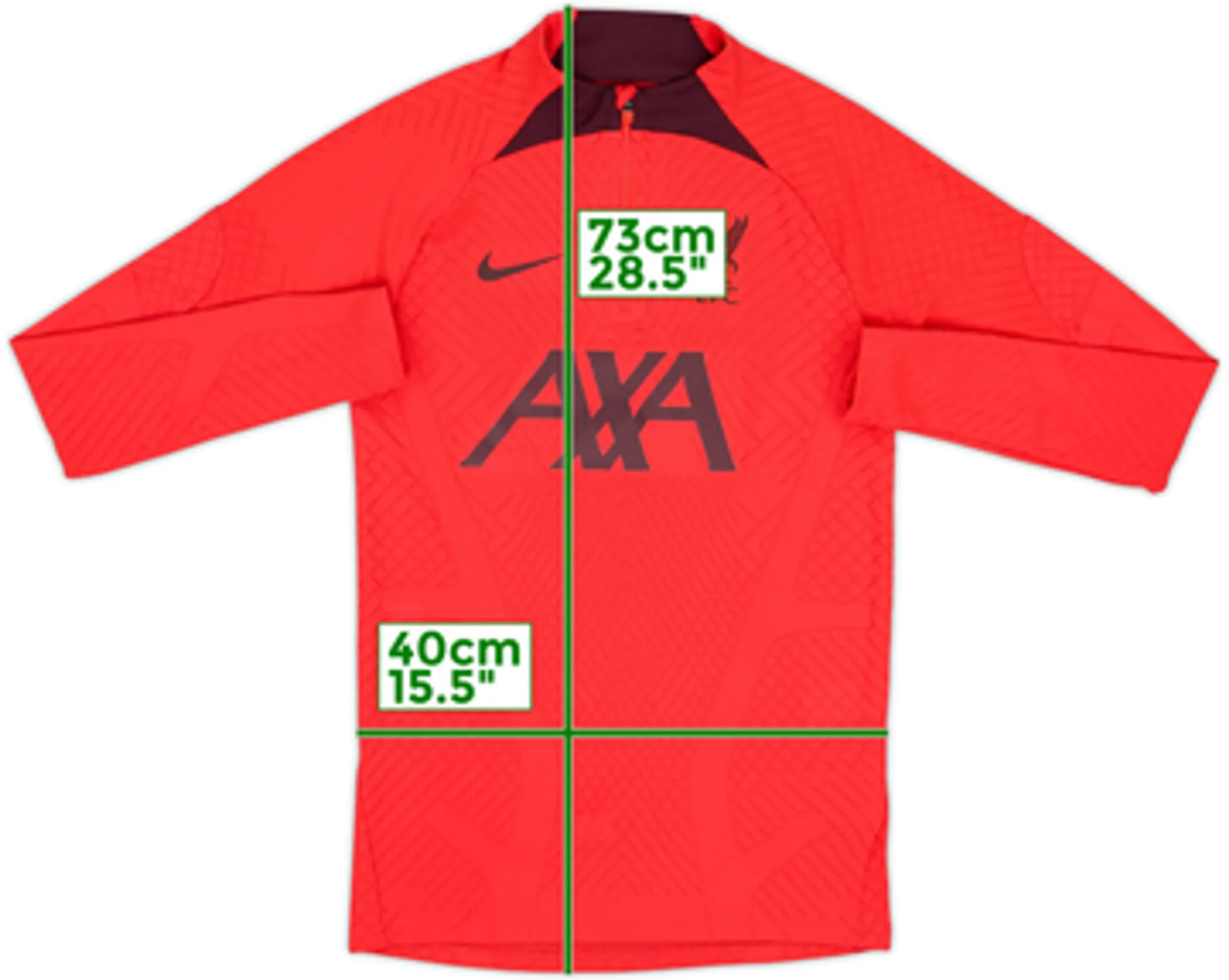 2022-23 Liverpool Nike 1/4 Zip Training Top - 8/10 - (L)