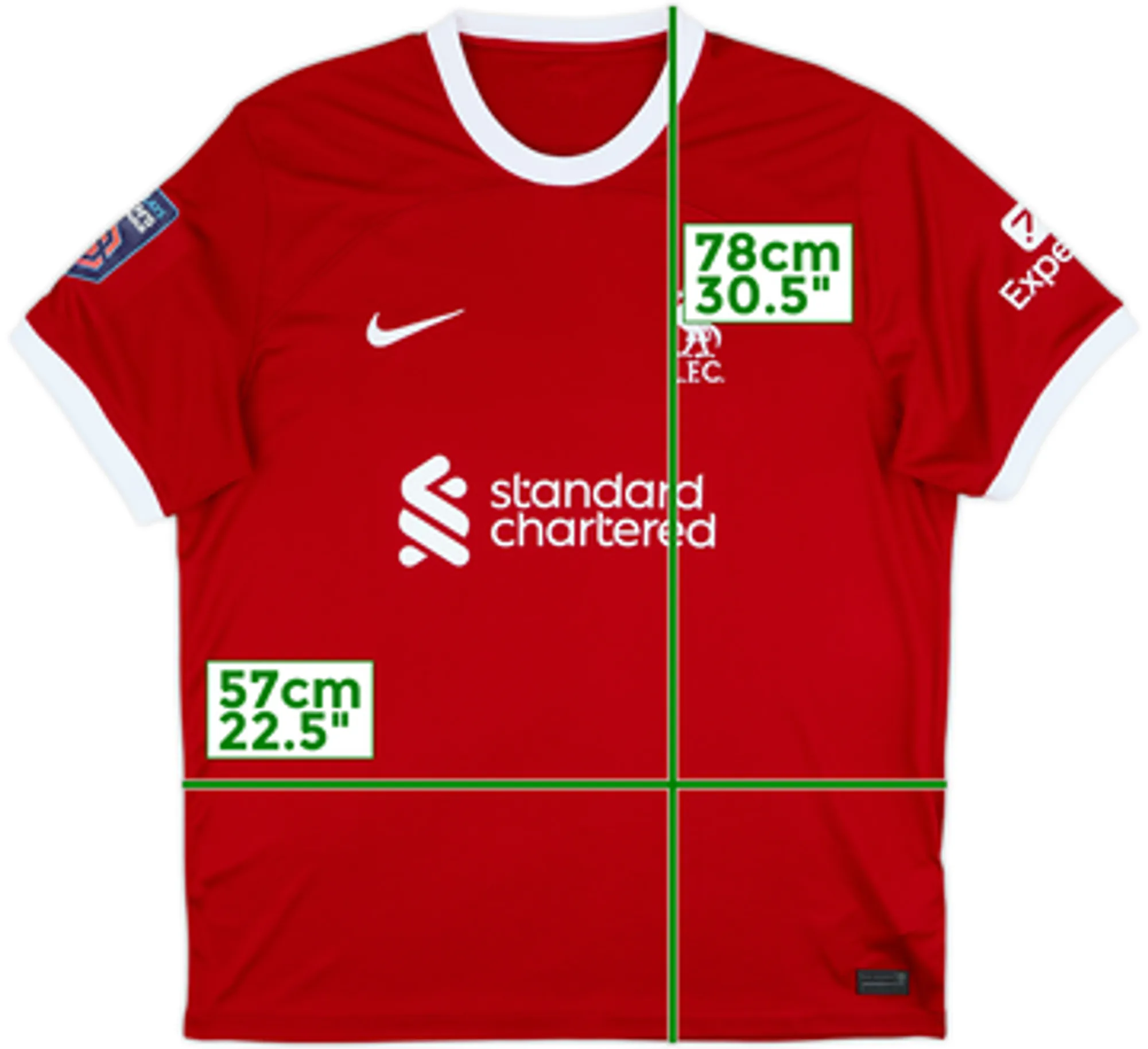2023-24 Liverpool Home Shirt - 9/10 - (L.Boys)