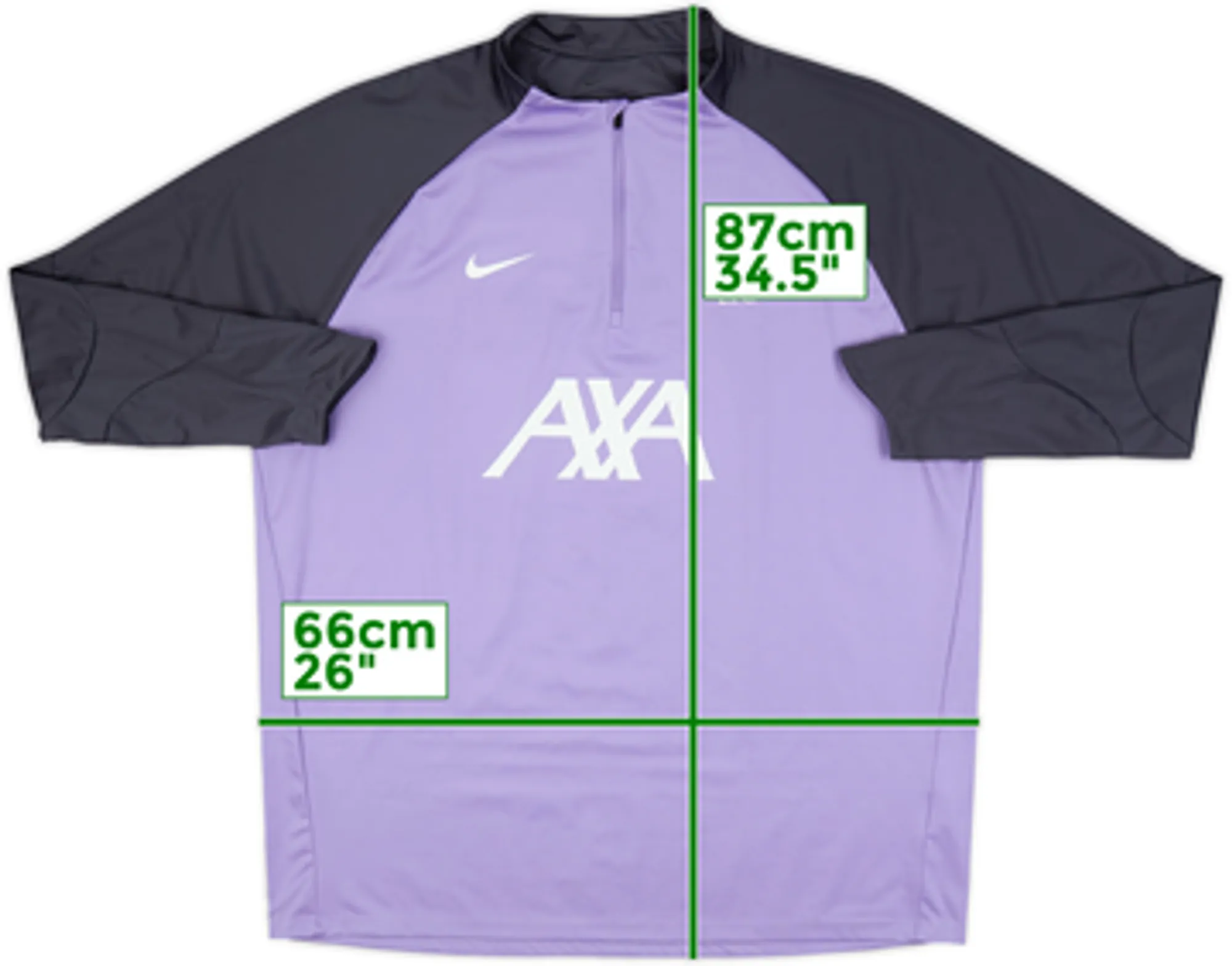 2023-24 Liverpool Nike 1/4 Zip Drill Top - 10/10 - (XXL)