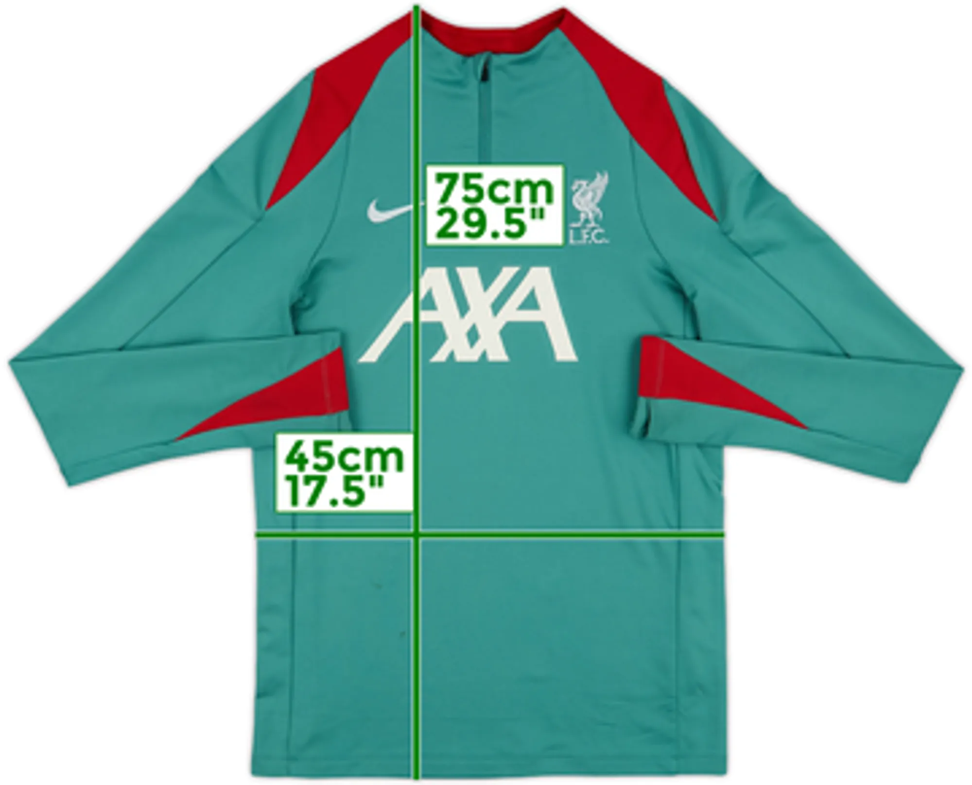 2024-25 Liverpool Nike 1/4 Zip Training Top - 7/10 - (S)