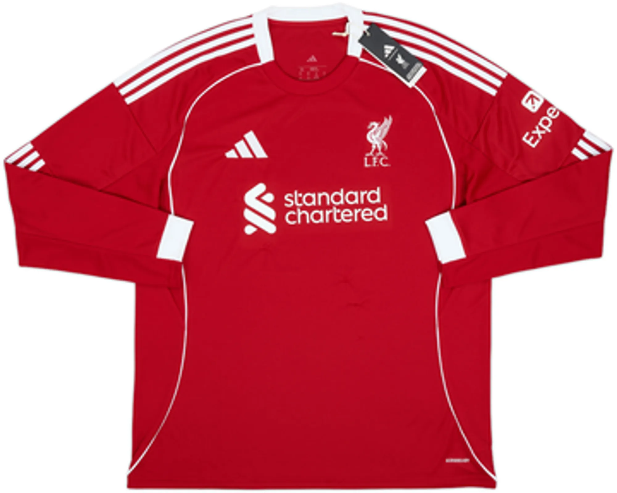 2025-26 Liverpool Home L/S Shirt M.Salah #11 (XL)