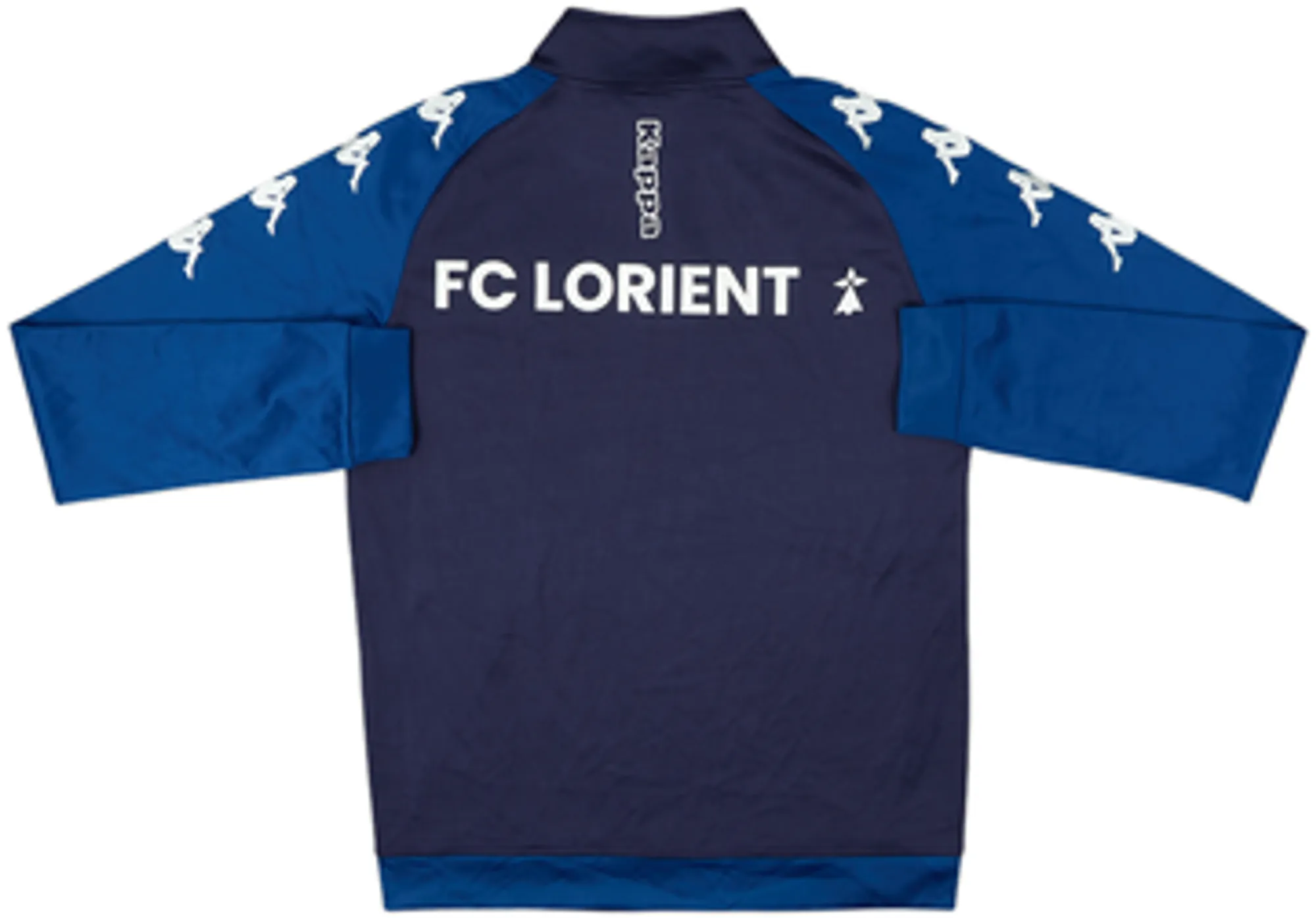 2020-21 Lorient Kappa Player Issue 1/4 Zip Drill Top #10 - 9/10 - (S)